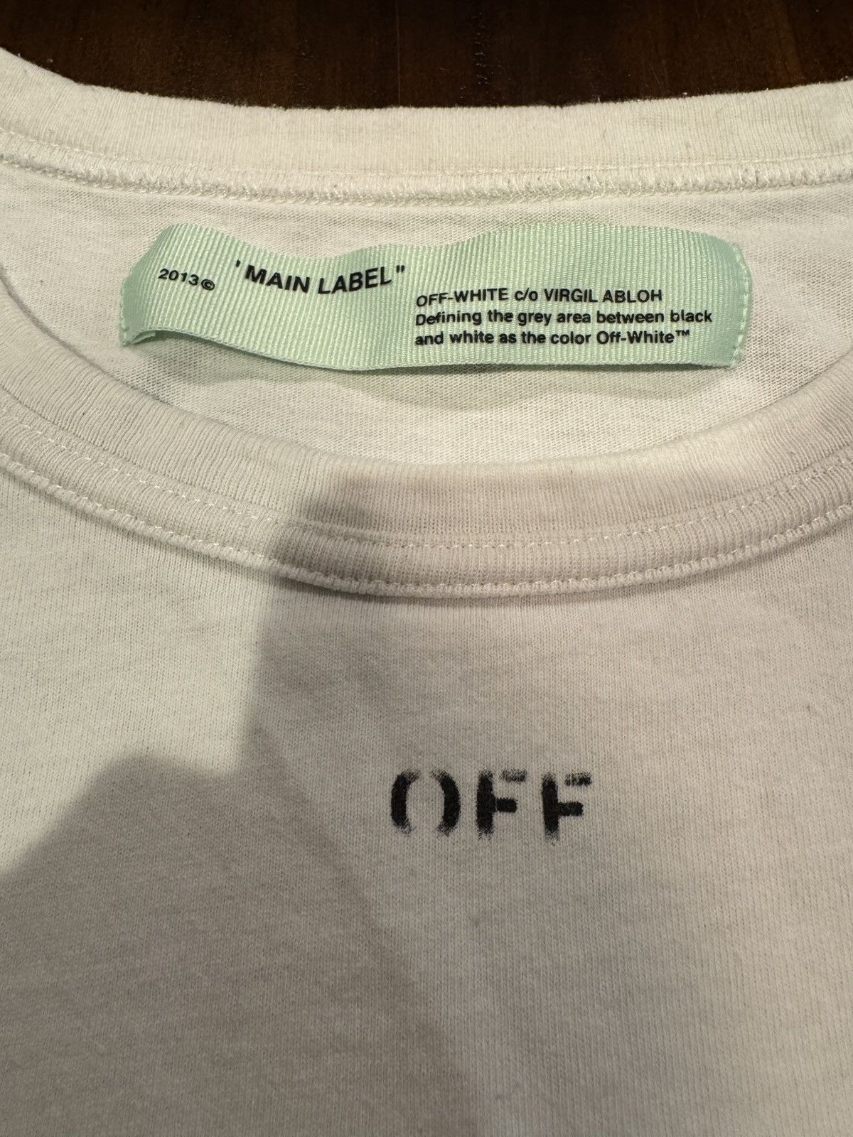 Off-White Off White Temperature Diag T-Shirt Size US L / EU 52-54 / 3 - 2 Thumbnail