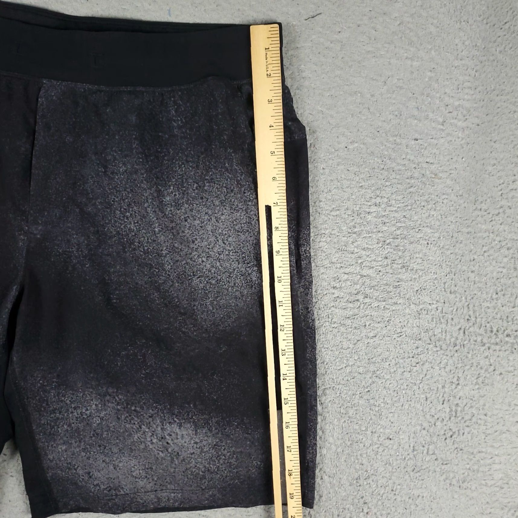 Lululemon LULULEMON Shorts Mens XL Gray Camouflage Active Stretch Running Size US 36 / EU 52 - 5 Thumbnail