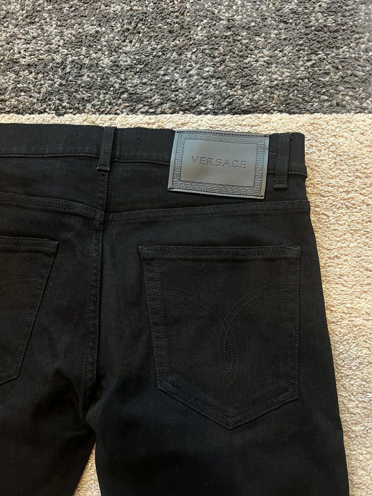 Versace Versace Mens Jeans Black Wash Taylor Fit Size US 31 - 6 Thumbnail