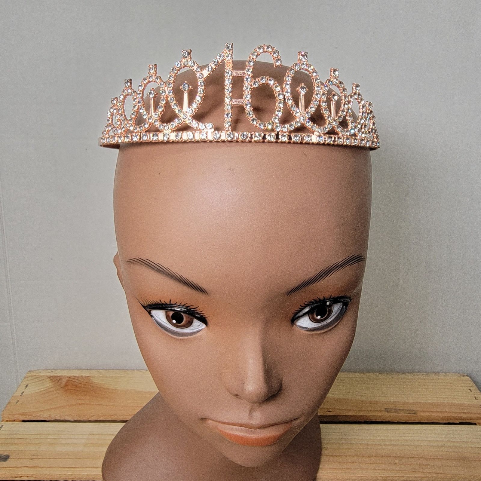 Other Sweet 16 Tiara Birthday Rhinestone Crown for Girls Size ONE SIZE - 2 Thumbnail