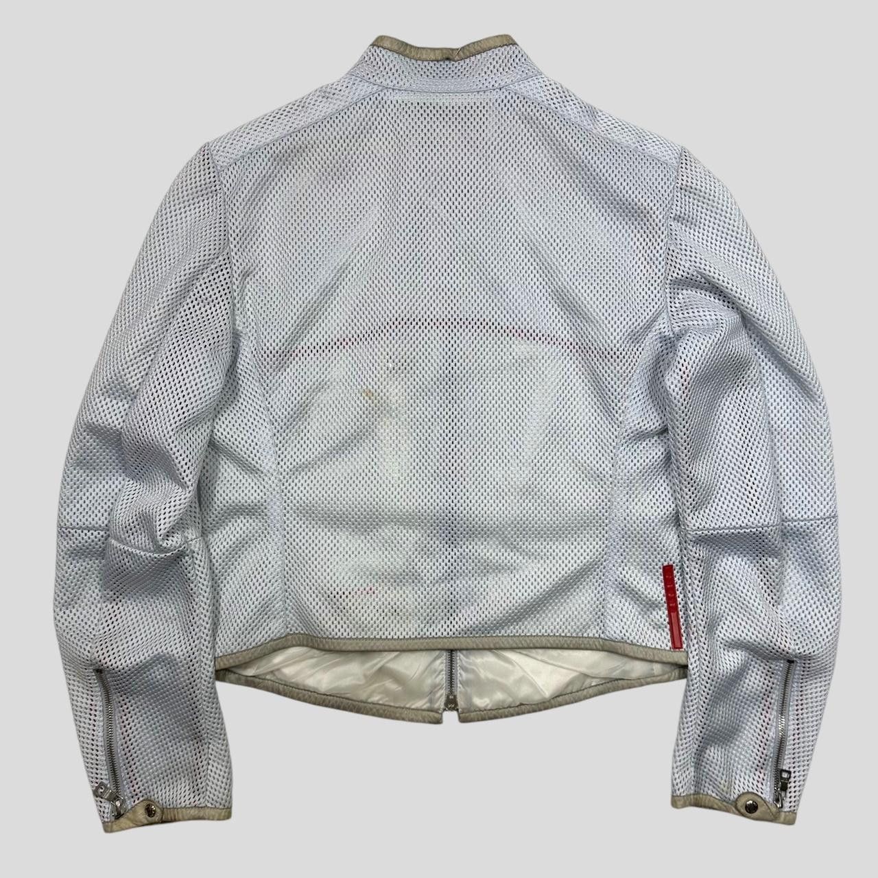 Prada Prada Sport SS00 Technical Mesh Moto Jacket - IT46 Size M / US 6-8 / IT 42-44 - 2 Thumbnail