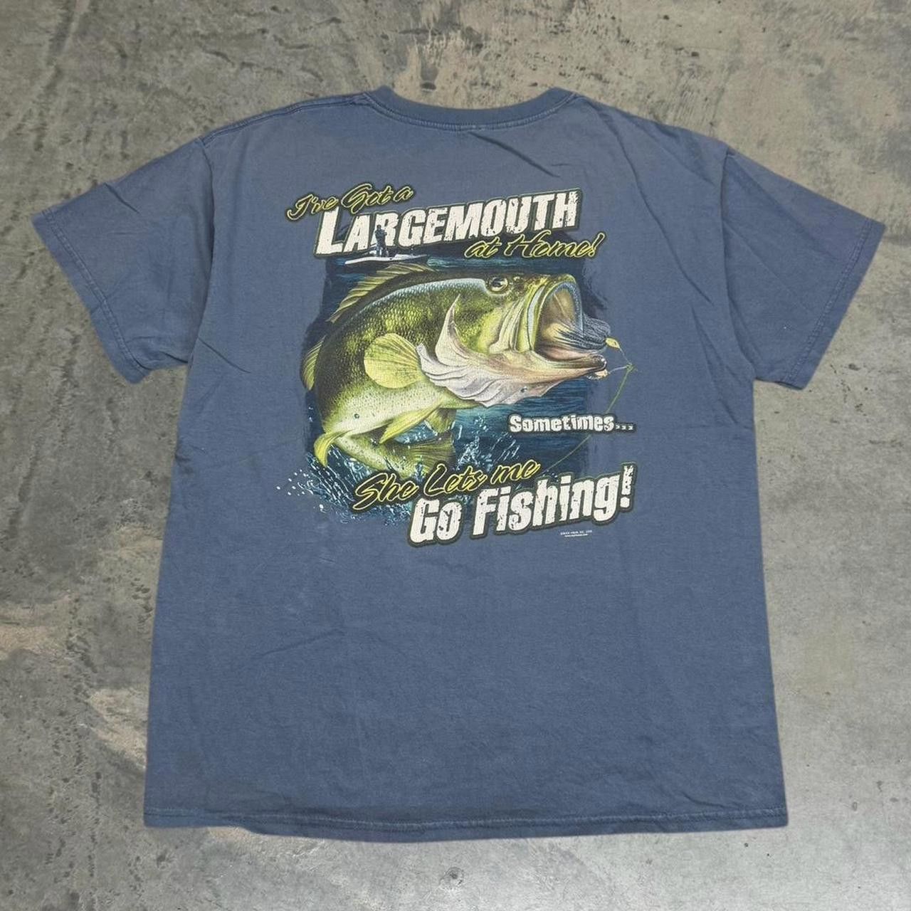 Japanese Brand × Vintage Vintage Y2K “I’ve Got a Largemouth Bass at Home…" T-Shirt Size US M / EU 48-50 / 2 - 1 Thumbnail