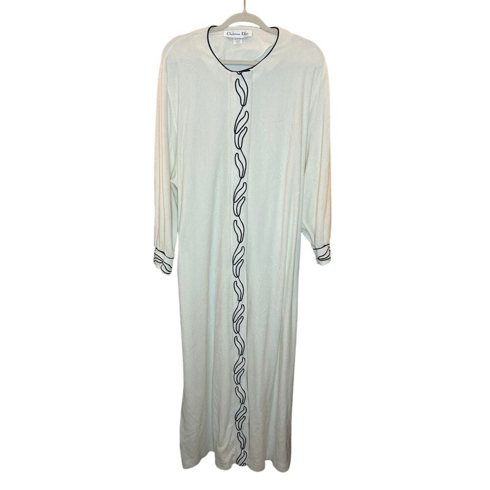 Dior Vintage- authentic- Christian Dior- long terry robe dress- l Size ONE SIZE - 1 Thumbnail