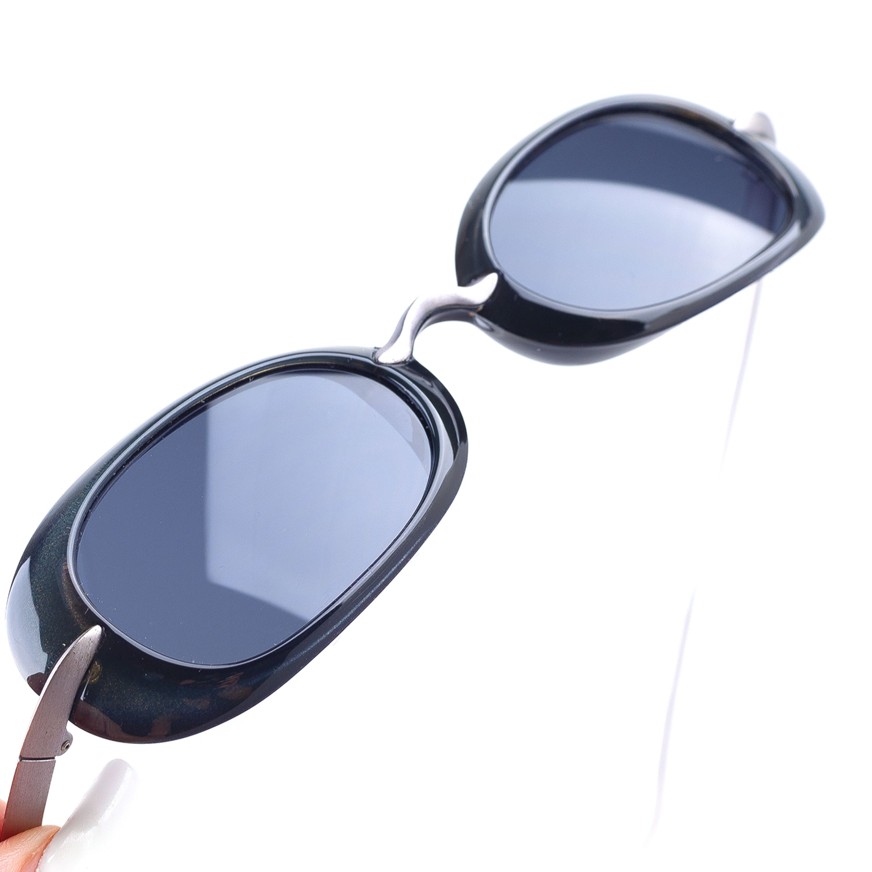 Thierry Mugler Thierry Mugler 6503 14 C.3 Vintage Oval Sunglasses Size ONE SIZE - 5 Thumbnail
