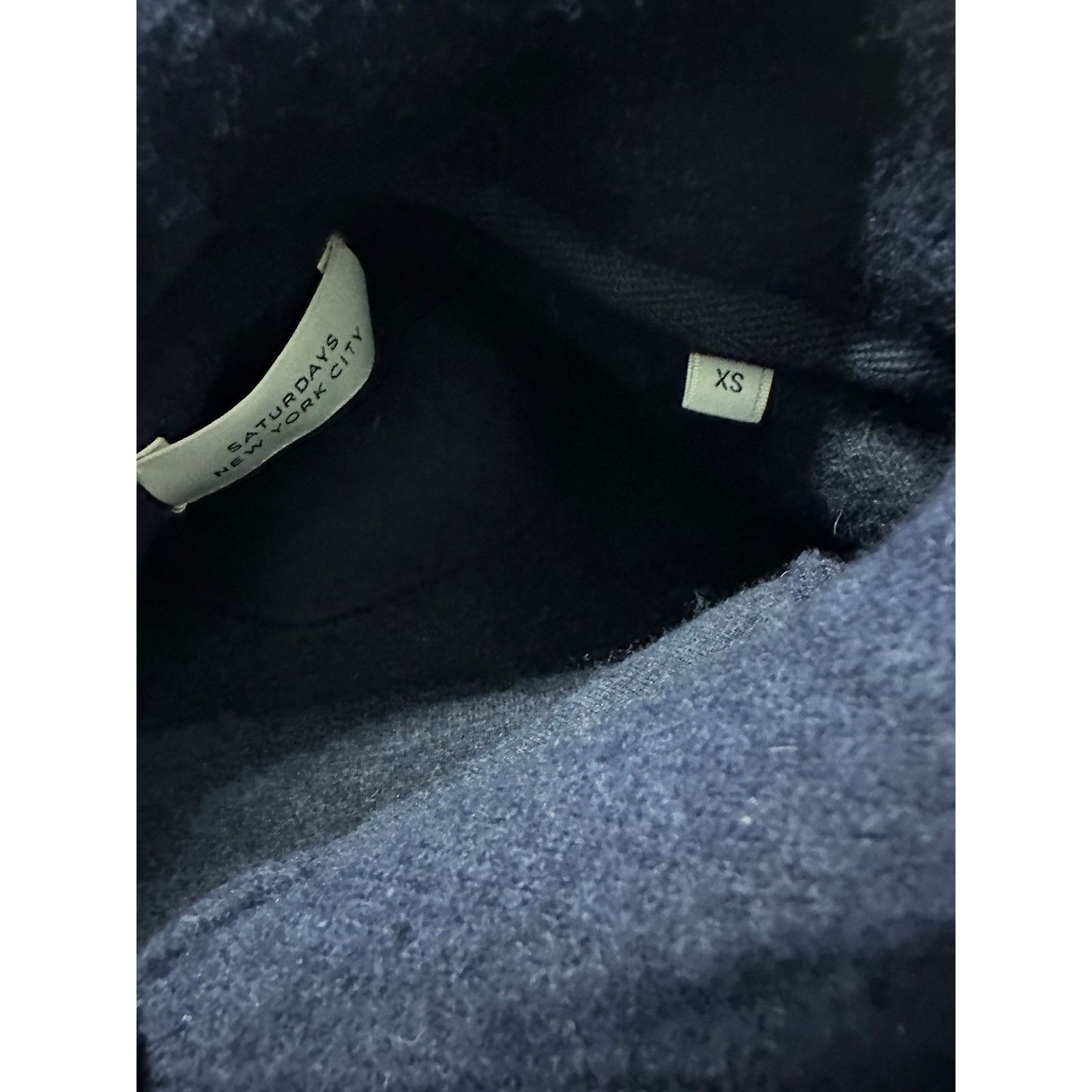 Saturdays NYC Saturdays New York City Mens Wool Cotton Blend Hoodie XS Size US XS / EU 42 / 0 - 5 Thumbnail