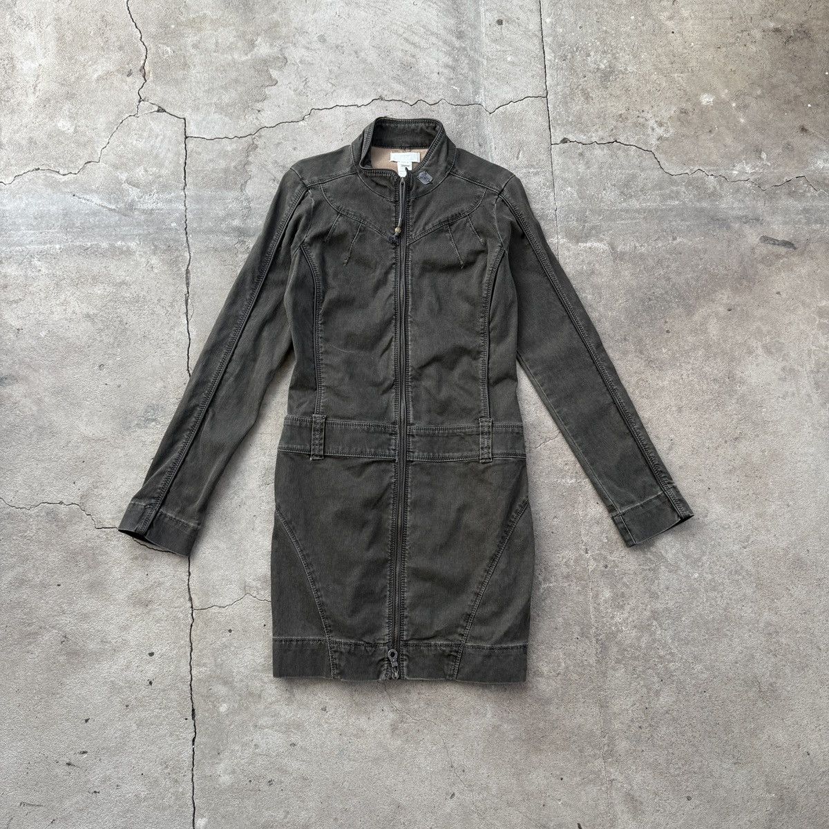 Diesel Diesel Grey Slim Avant Garde Coat Size M / US 6-8 / IT 42-44 - 1 Thumbnail