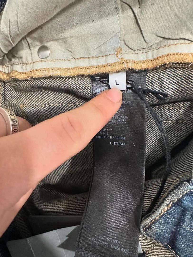 Balenciaga Balenciaga SS23 Dark Distressed Rhinestone Denim Size US 34 / EU 50 - 20 Thumbnail