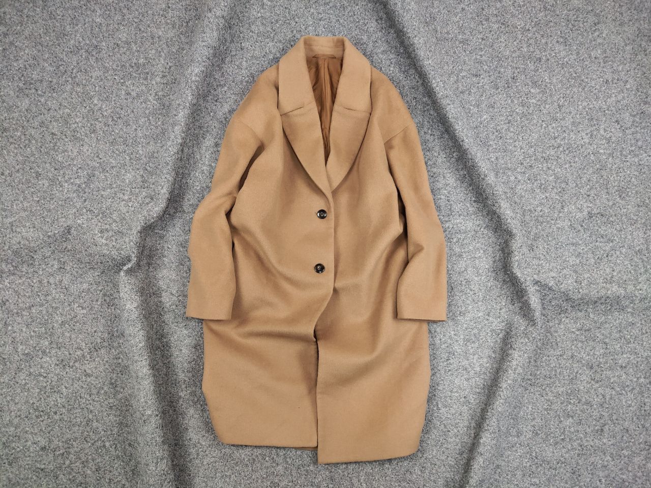 GU GU Japan Wool blend oversize chester Beige Coat Jacket Size S / US 4 / IT 40 - 1 Thumbnail