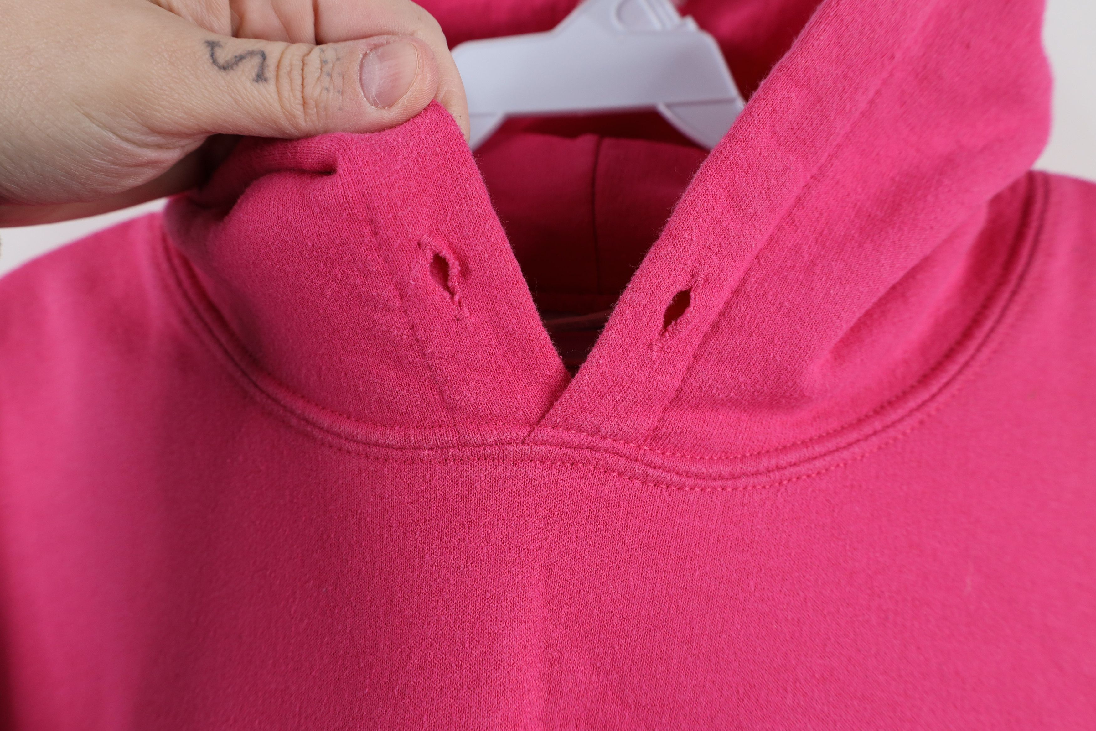 Vintage Vintage 90s Y2K Detroit Muscle Car Hoodie Sweatshirt Pink Size XL / US 12-14 / IT 48-50 - 5 Thumbnail