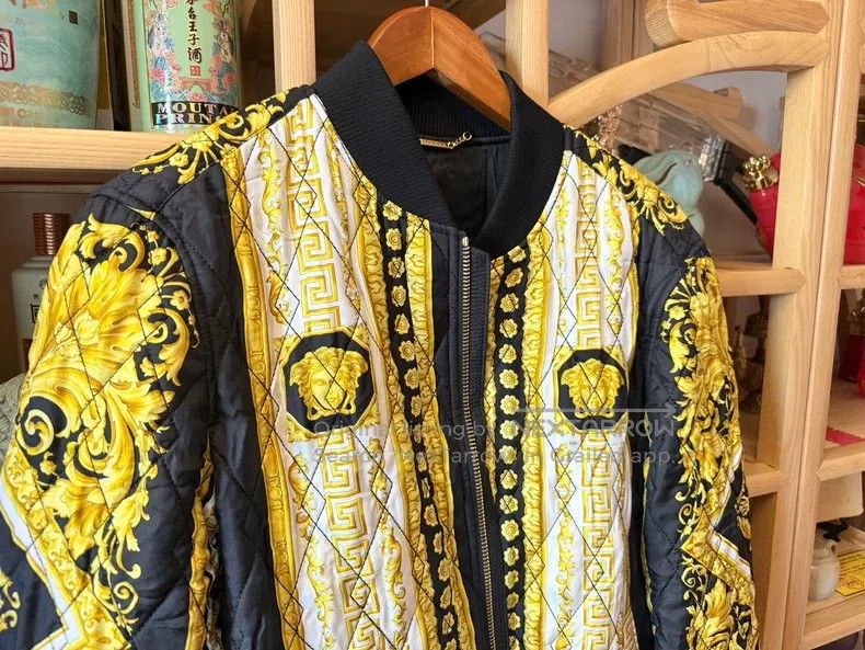 Versace Versace Mulberry silk cotton jacket Size US M / EU 48-50 / 2 - 1 Thumbnail