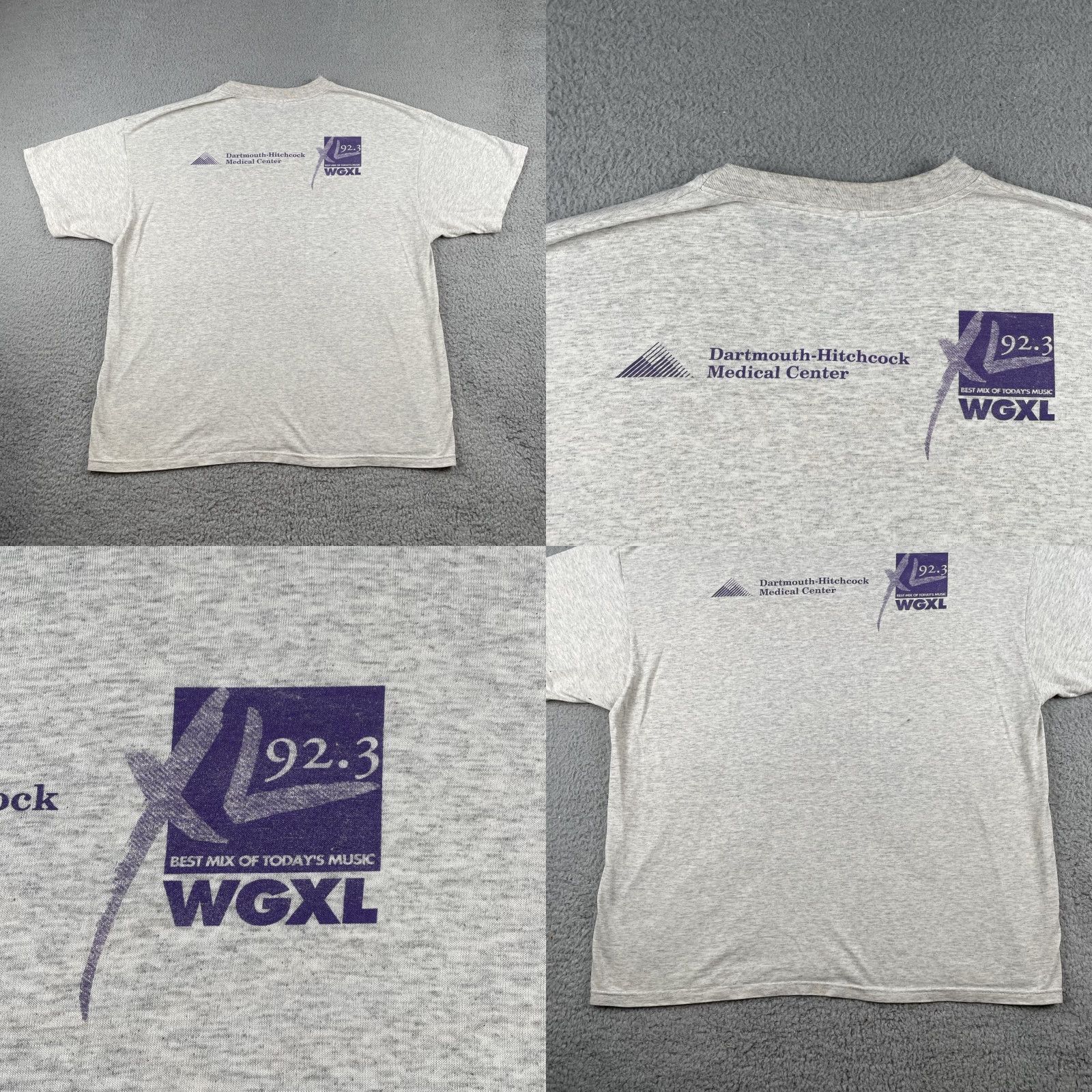 Vintage VINTAGE American Heart Association Heart Walk Shirt XL Gray Men T-Shirt Crew Neck 90s Y2k Event Runner Athletic Heart Size US XL / EU 56 / 4 - 9 Thumbnail