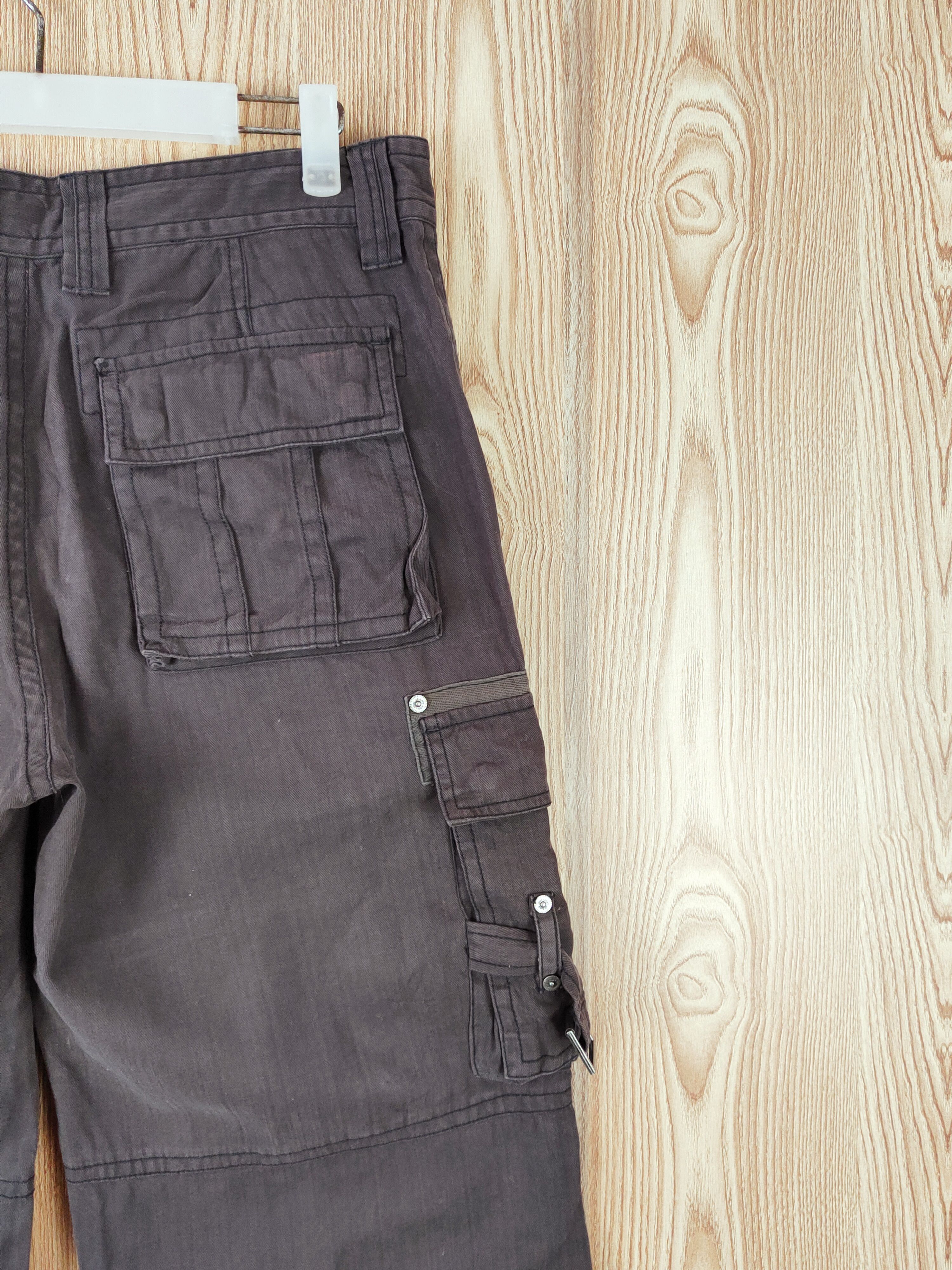 Japanese Brand Ally of the Joff Dark Brown Multipocket Cargo Pants #W925 Size US 32 / EU 48 - 10 Thumbnail