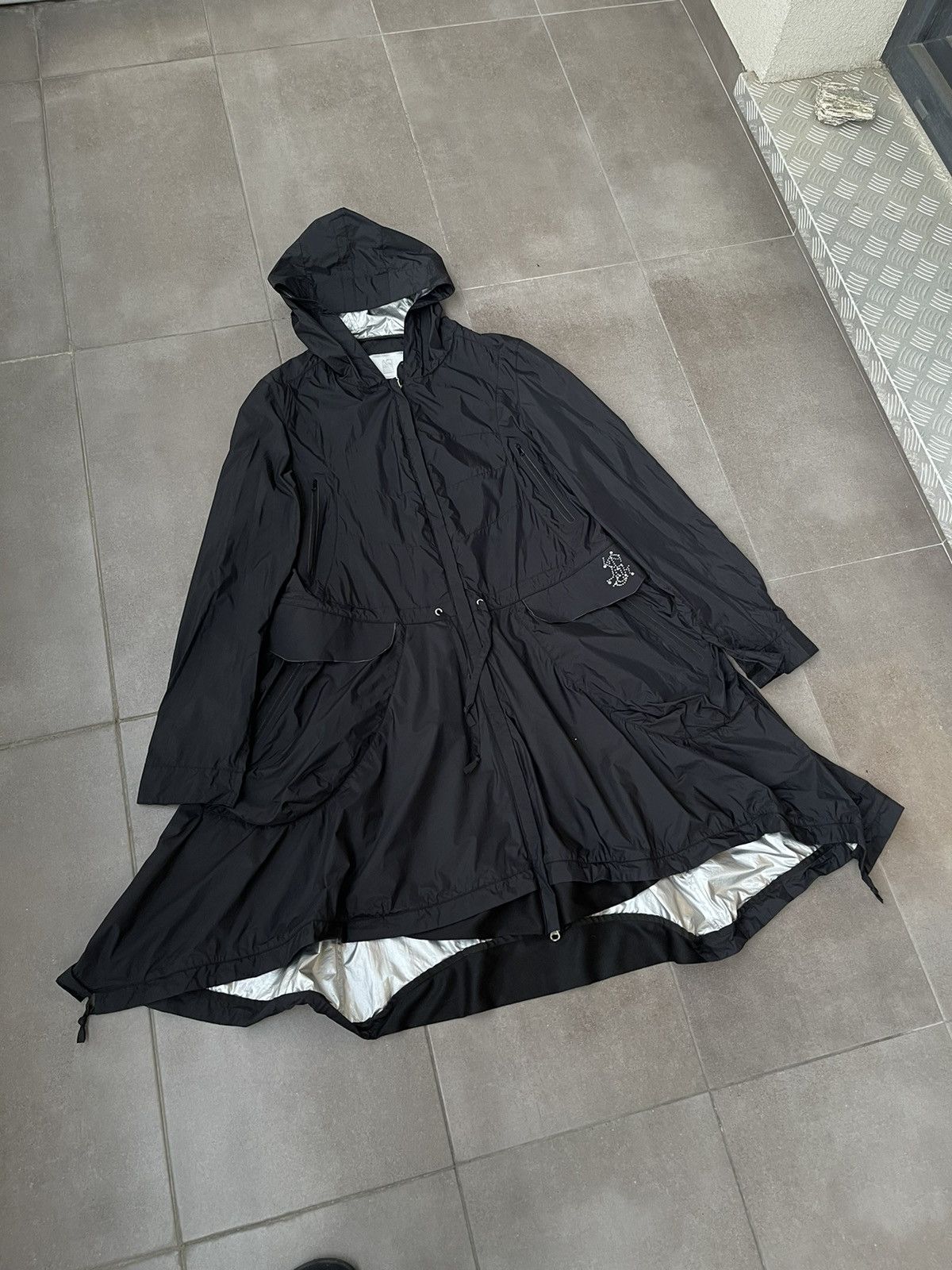 Marithe + Francois Girbaud Marithe Francois Girbaud Technicla Black Track Long Jacket Size XL / US 12-14 / IT 48-50 - 3 Thumbnail