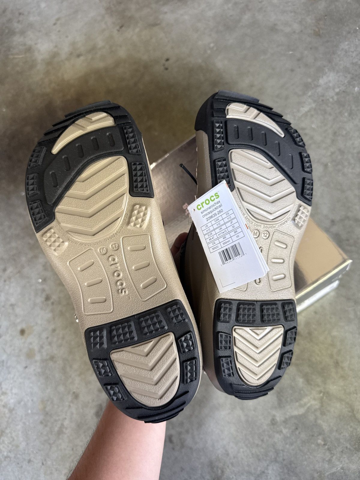 Crocs × Simone Rocha DS Simone Rocha Crocs Quick Trail Khaki Men's Size 12 Size US 12 / EU 45 - 5 Thumbnail