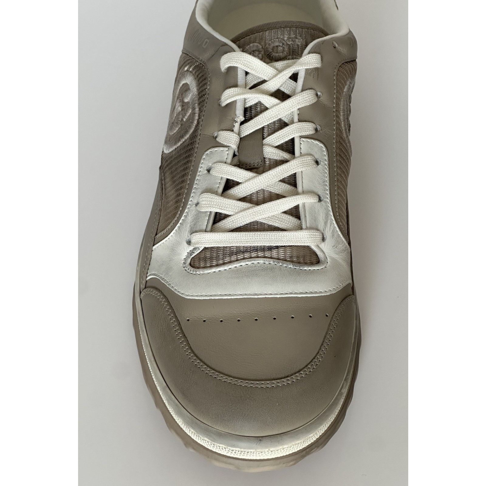 Gucci Gucci Dali Soft Gray/White Leather Sneakers 12.5 US 778301 Size US 12.5 / EU 45-46 - 8 Thumbnail