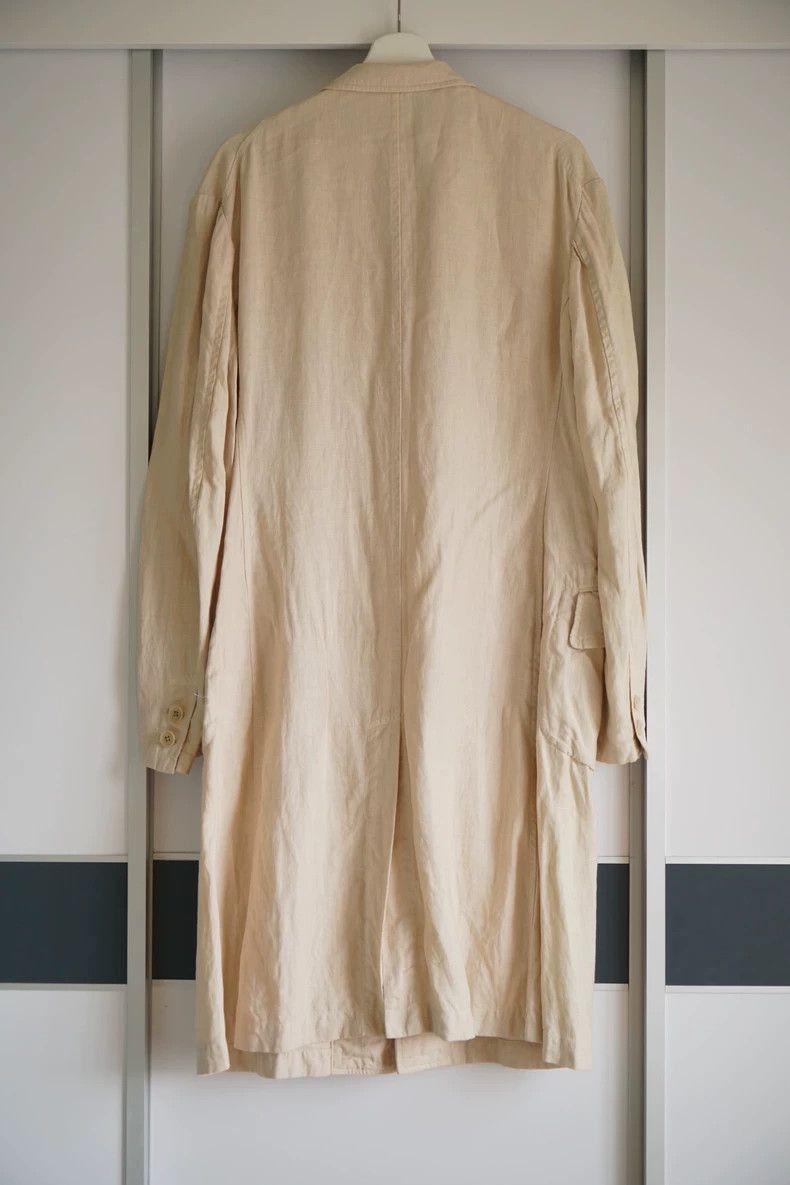 Yohji Yamamoto Yohji Yamamoto Yohji Yamamoto Linen Coat for Men Size US M / EU 48-50 / 2 - 2 Thumbnail