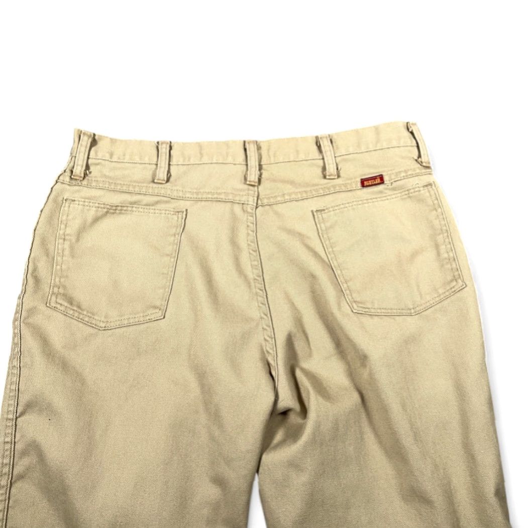 Vintage VINTAGE Rustler Pants Mens 34x31 Brown Regular Fit Workwear USA Made 80s Pant Size US 34 / EU 50 - 7 Thumbnail