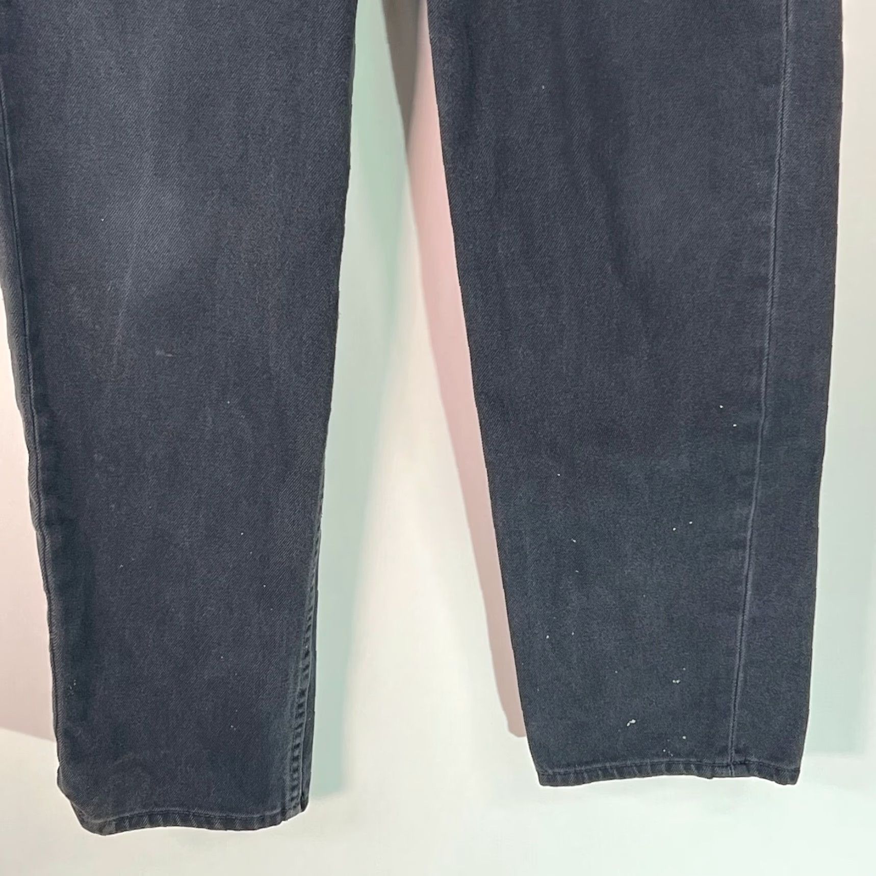 Levi's Levi's 550 Mens Flat Front Low Rise Black Denim Jeans 34X36 5-Pocket Design Size US 32 / EU 48 - 6 Thumbnail