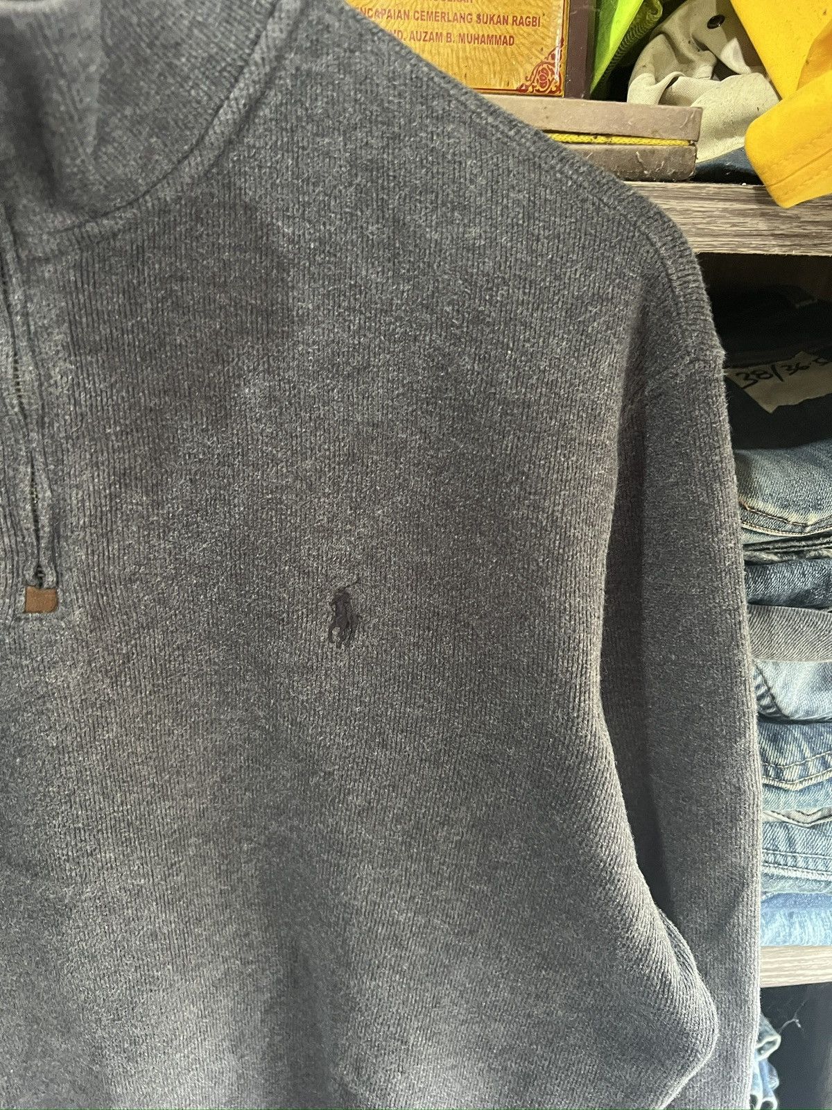 Polo Ralph Lauren 🔥Vintage Polo Ralph Lauren Half Zipper Fleece Size US L / EU 52-54 / 3 - 6 Thumbnail