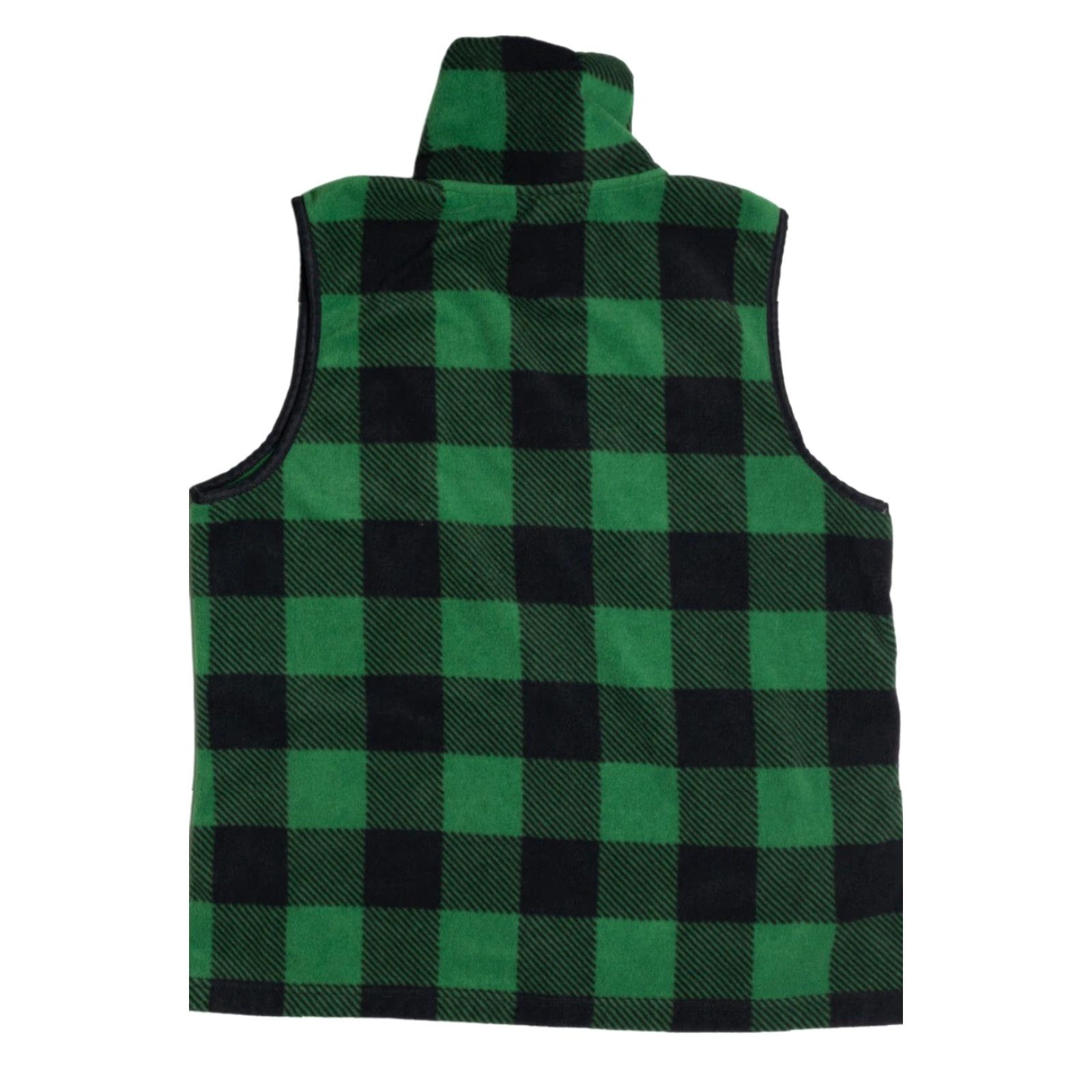Vintage VINTAGE Chaps Sport Fleece Vest Green Black Plaid XL Outdoor Retro Vest Shirts Size US XL / EU 56 / 4 - 2 Thumbnail