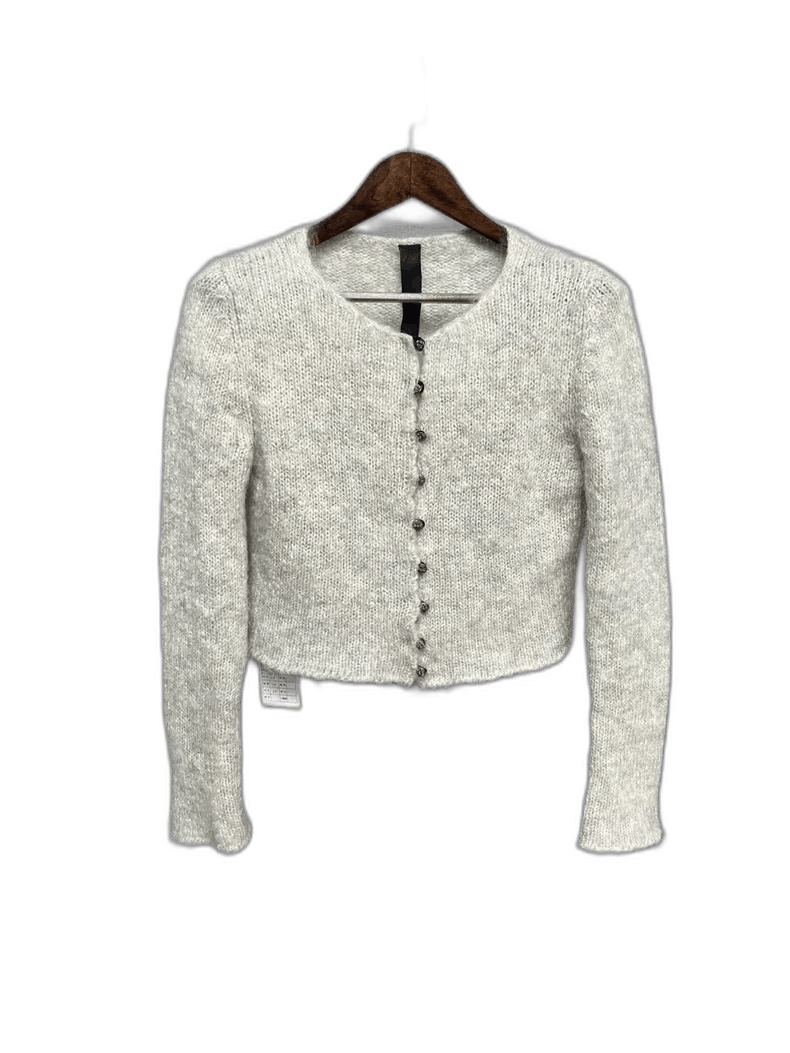 Chrome Hearts Chrome Hearts Gray Cashmere Cardigan Sweater Size US S / EU 44-46 / 1 - 1 Thumbnail