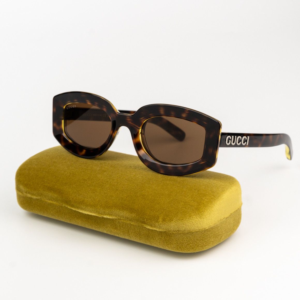 Gucci NEW GUCCI GG1534S 002 HAVANA BROWN SQUARE WOMEN  display picture 1