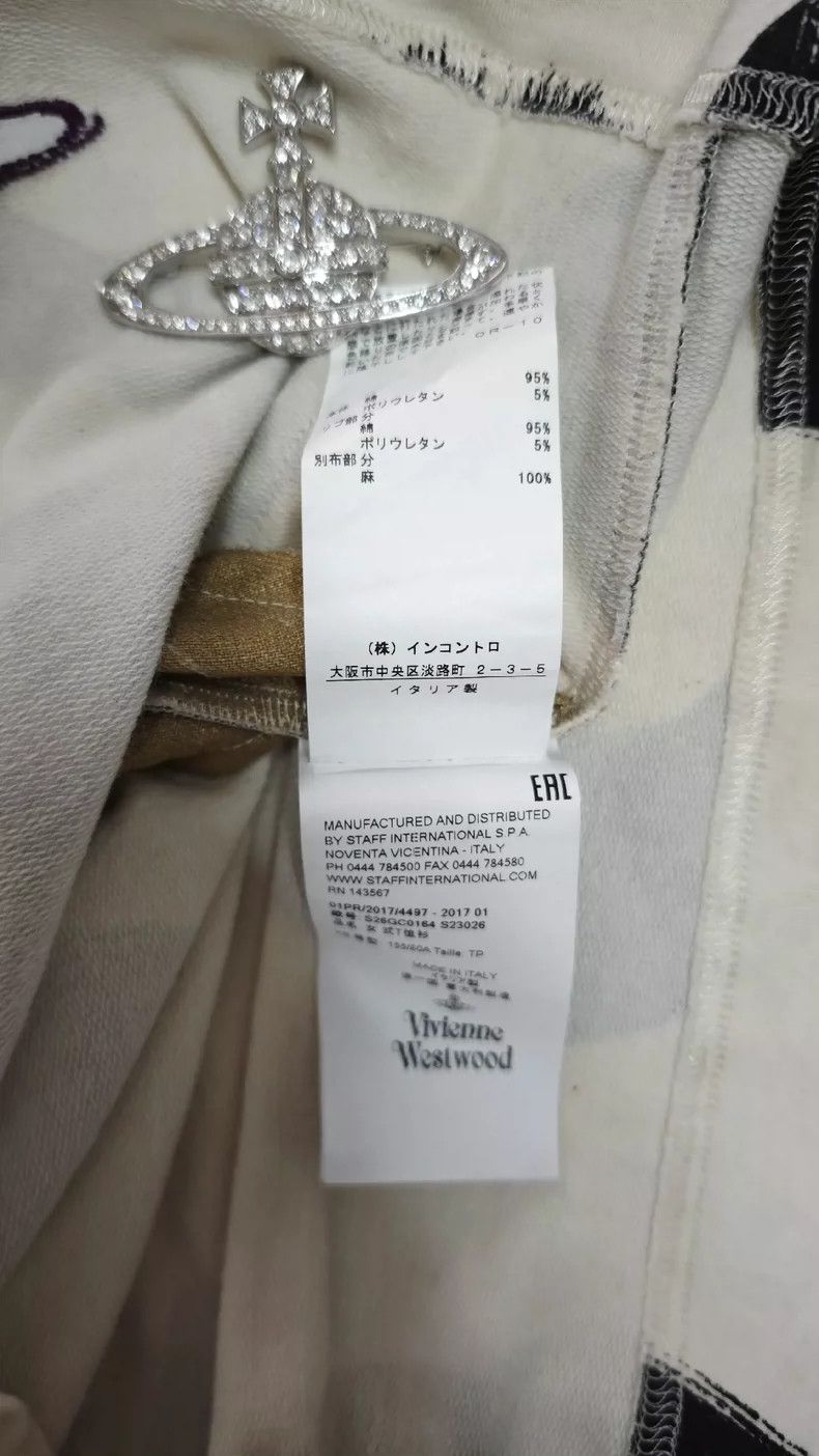 Vivienne Westwood Vivienne Westwood White cotton ink T-shirt Size M / US 6-8 / IT 42-44 - 8 Thumbnail