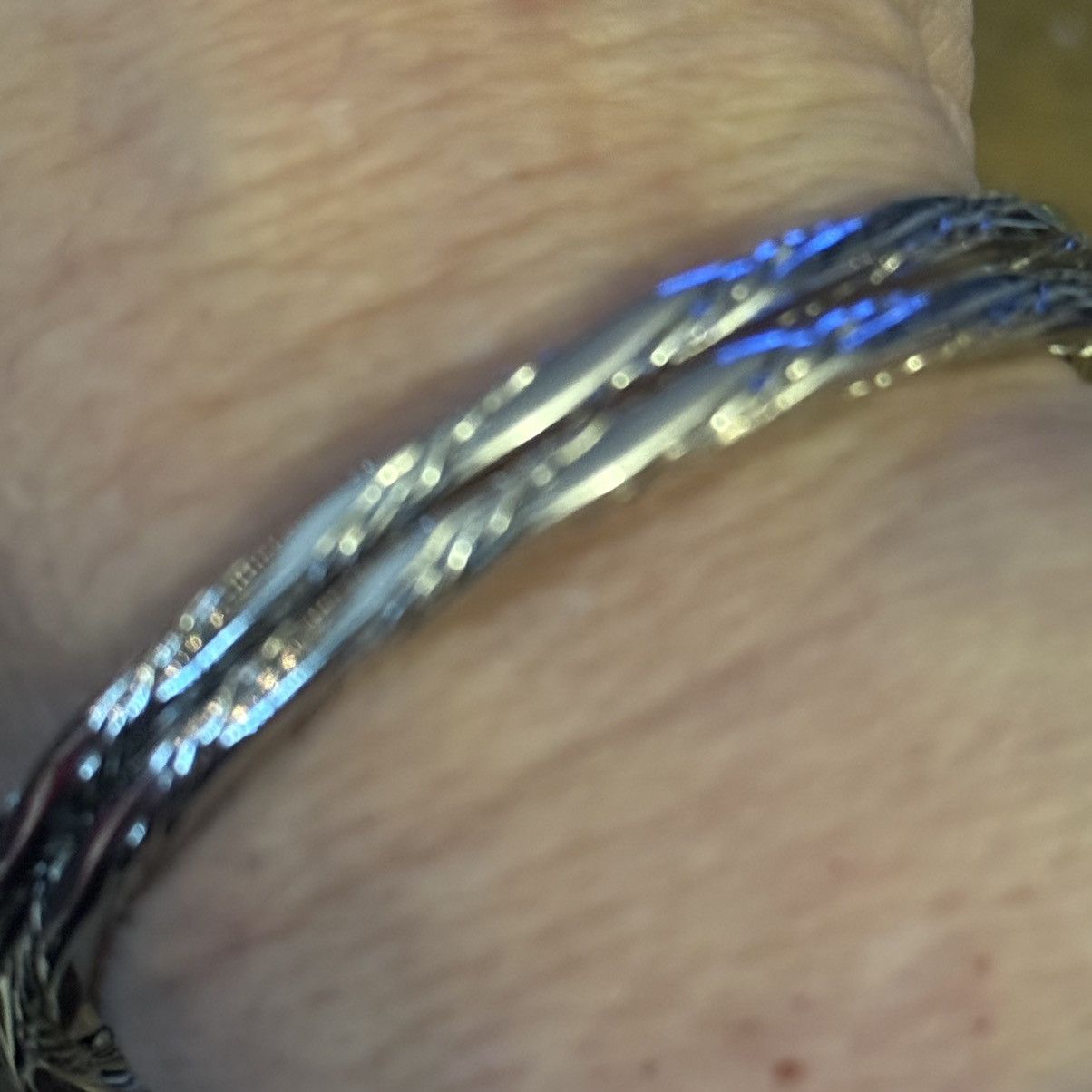 Monet Vintage Monet silver tone twisted bangle bracelets Size ONE SIZE - 3 Thumbnail