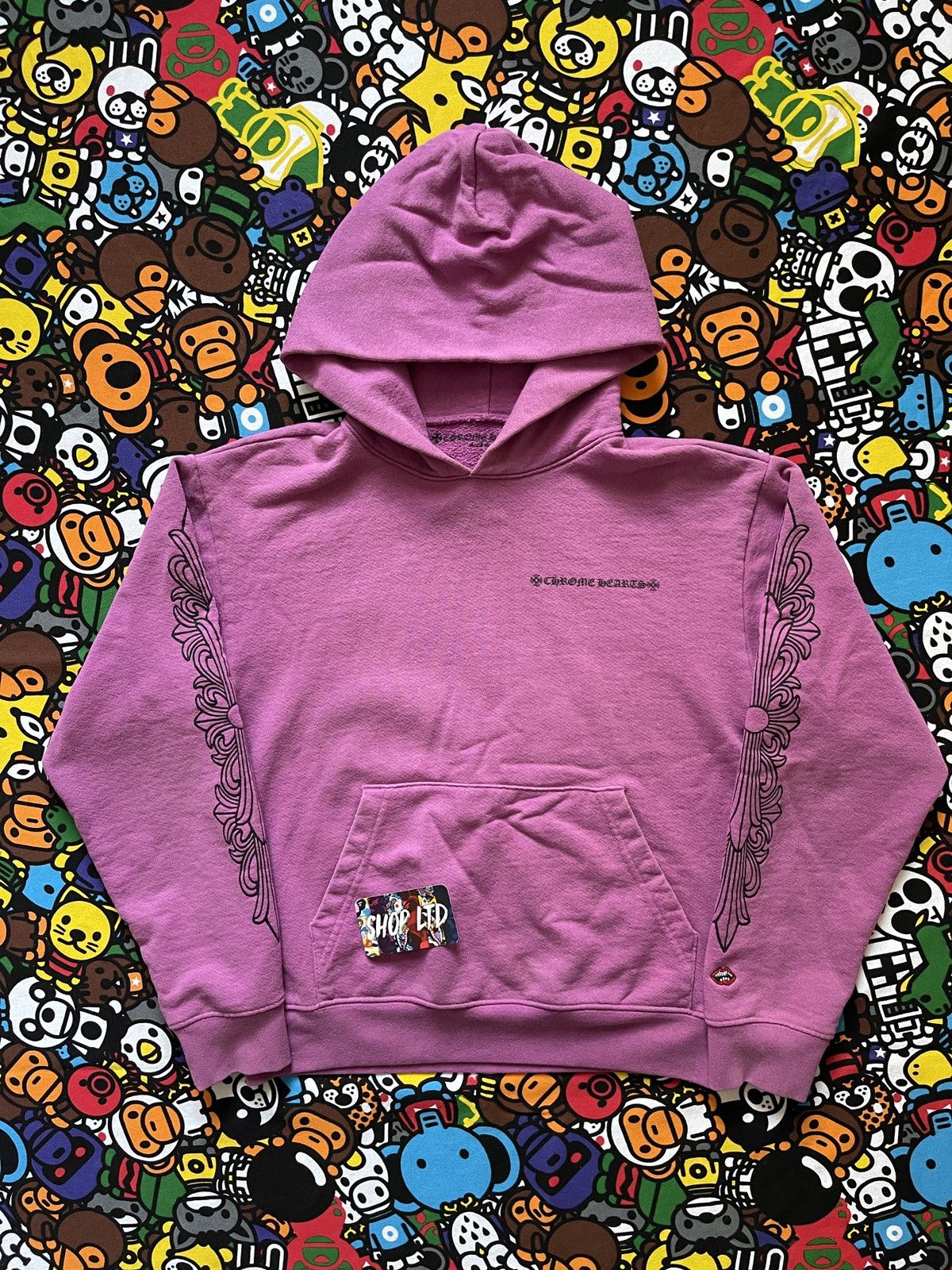 Chrome Hearts Chrome Hearts Pink Matty Boy Pullover Hoodie Size US S / EU 44-46 / 1 - 1 Thumbnail