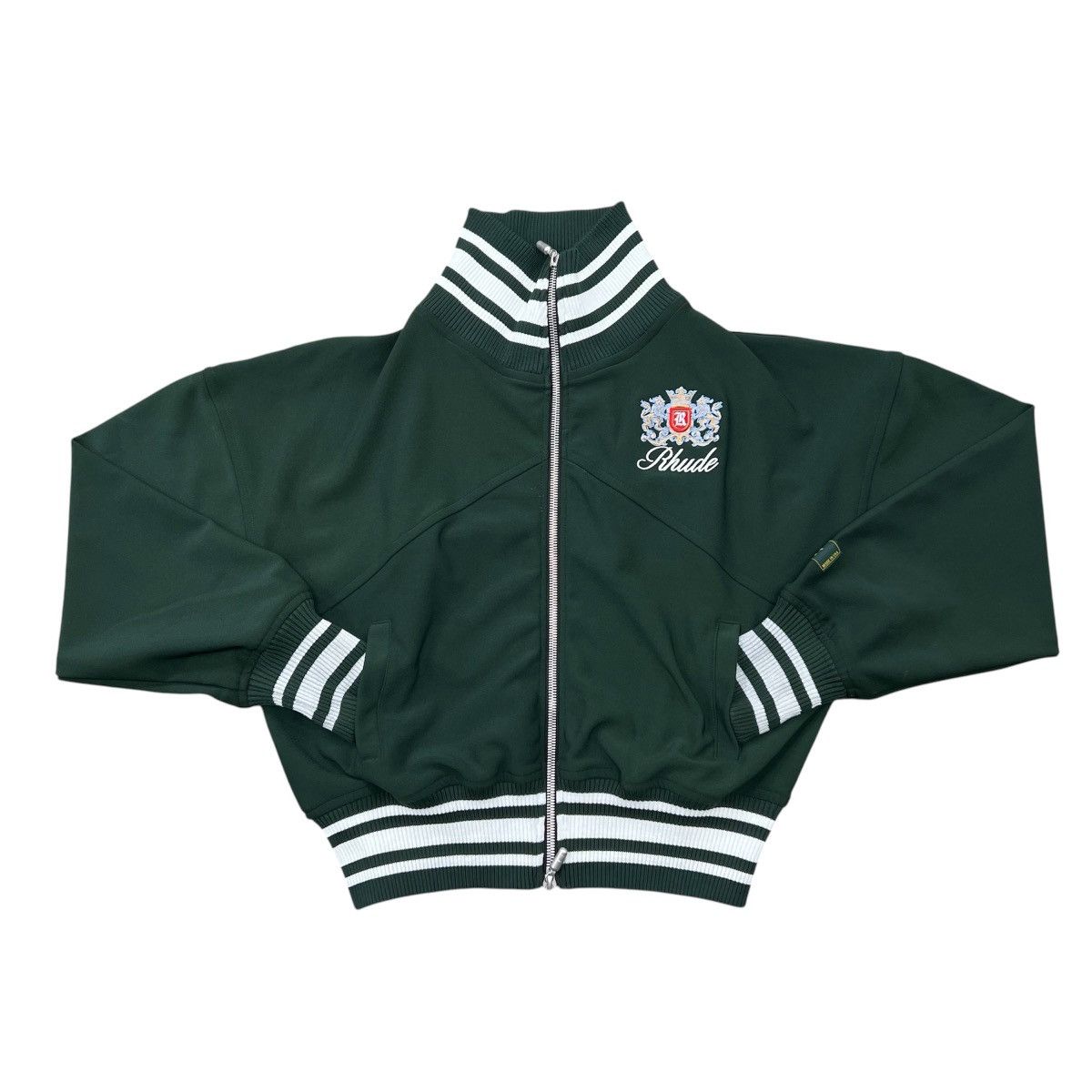 Rhude Rhude track Rhude Forest Green college logo Track Jacket Size US S / EU 44-46 / 1 - 1 Thumbnail