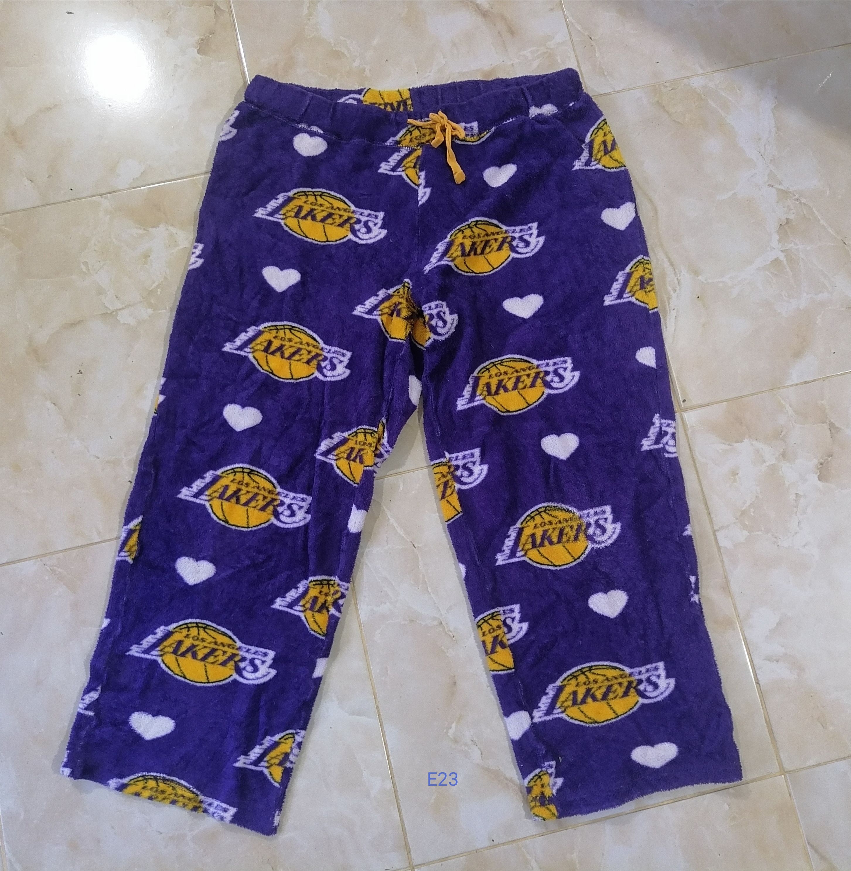 NBA Los Angeles Lakers 3q Fleece Pant Size US 33 - 1 Thumbnail