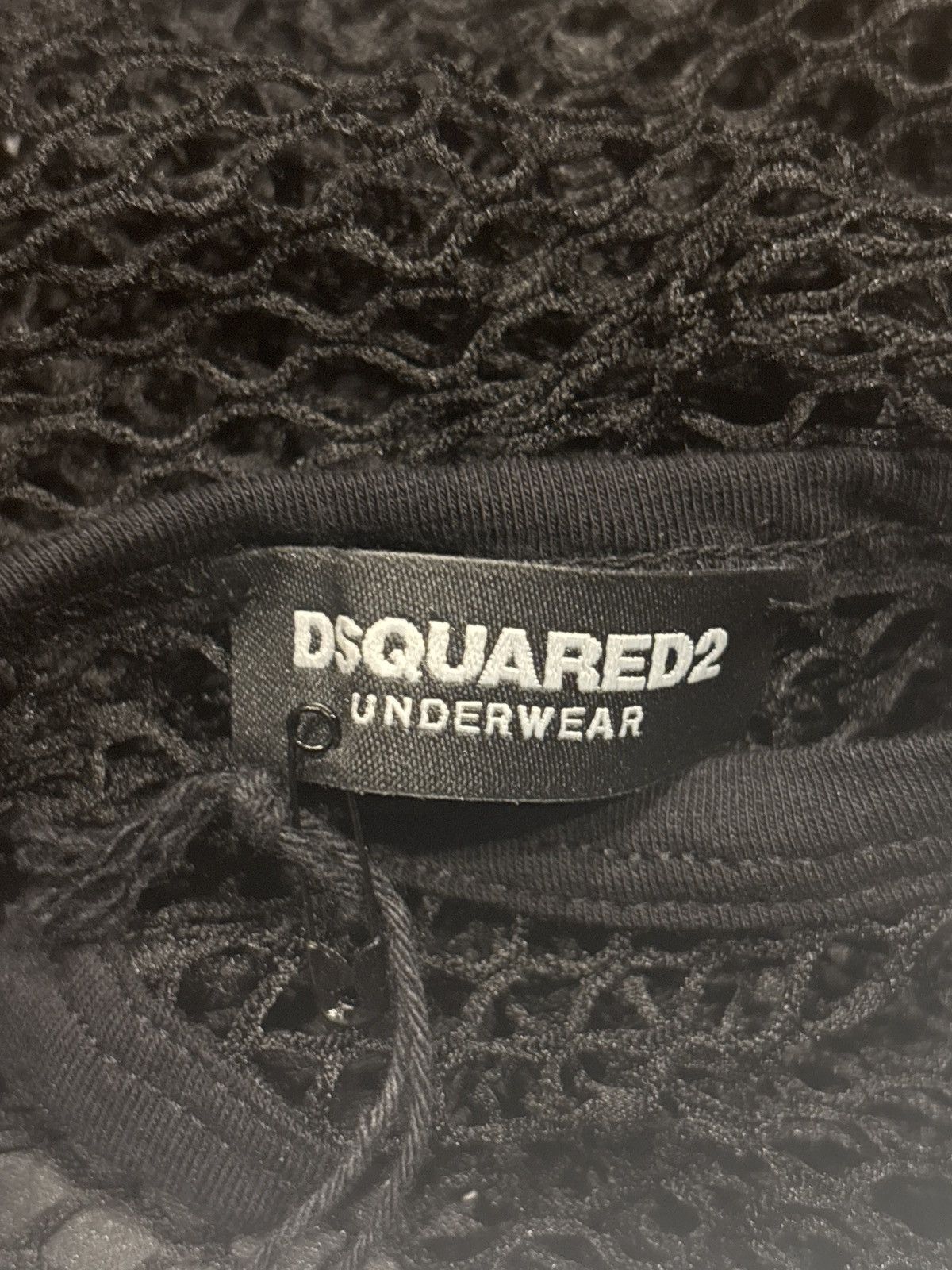 Dsquared2 Dsquared2 Black Mesh Tank Top Size XS / US 0-2 / IT 36-38 - 5 Thumbnail