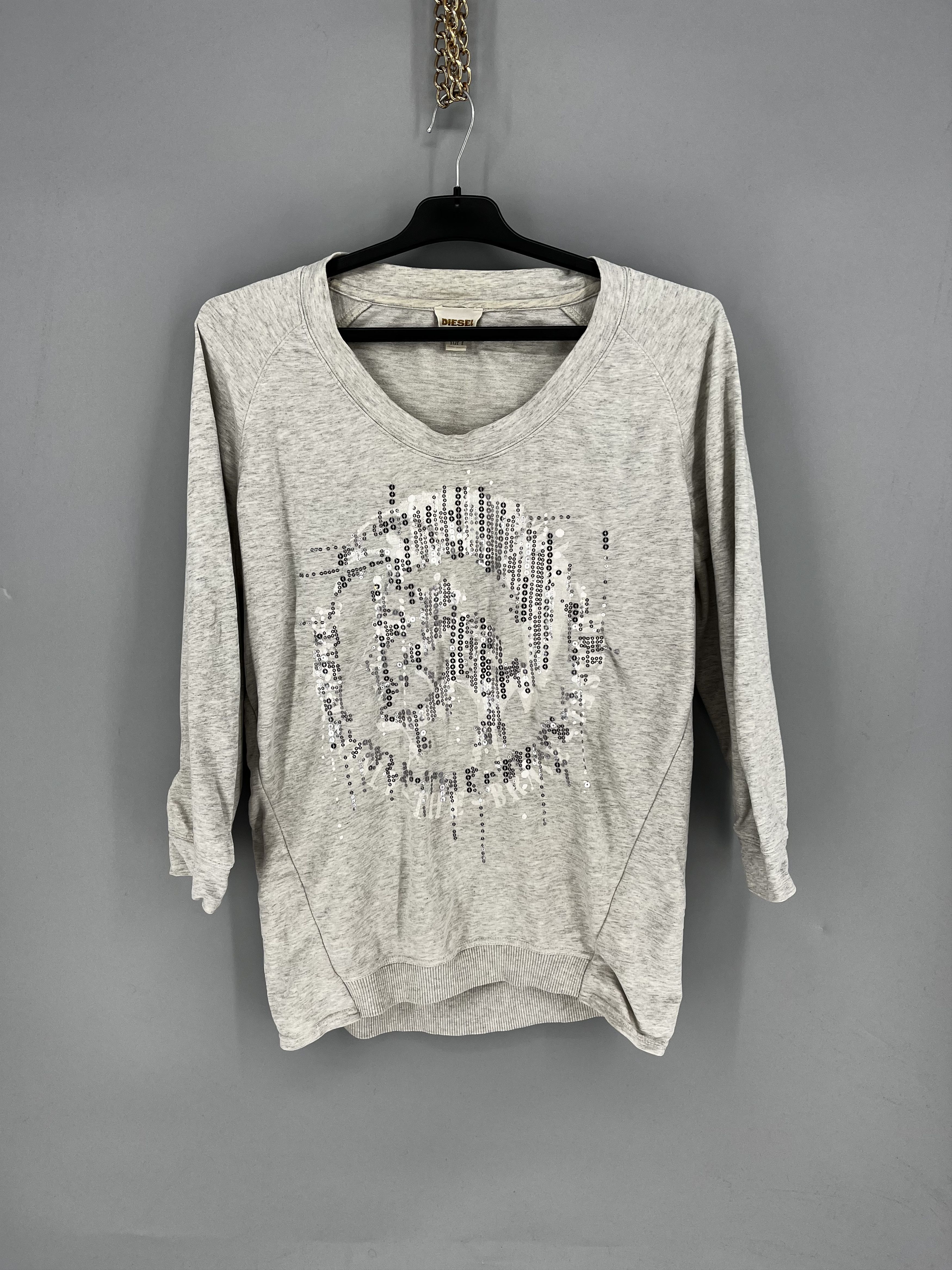 Diesel Vintage Diesel Big Logo Womens Sweatshirt Size S / US 4 / IT 40 - 1 Thumbnail