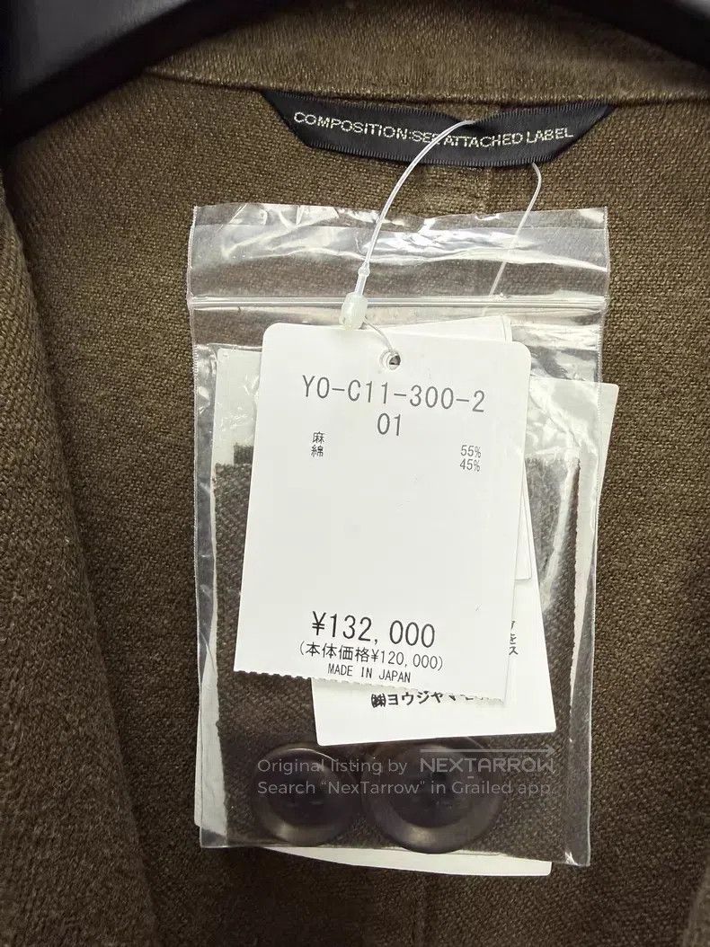 Yohji Yamamoto YOHJI YAMAMOTO Distressed Washed Coat Size US M / EU 48-50 / 2 - 5 Thumbnail