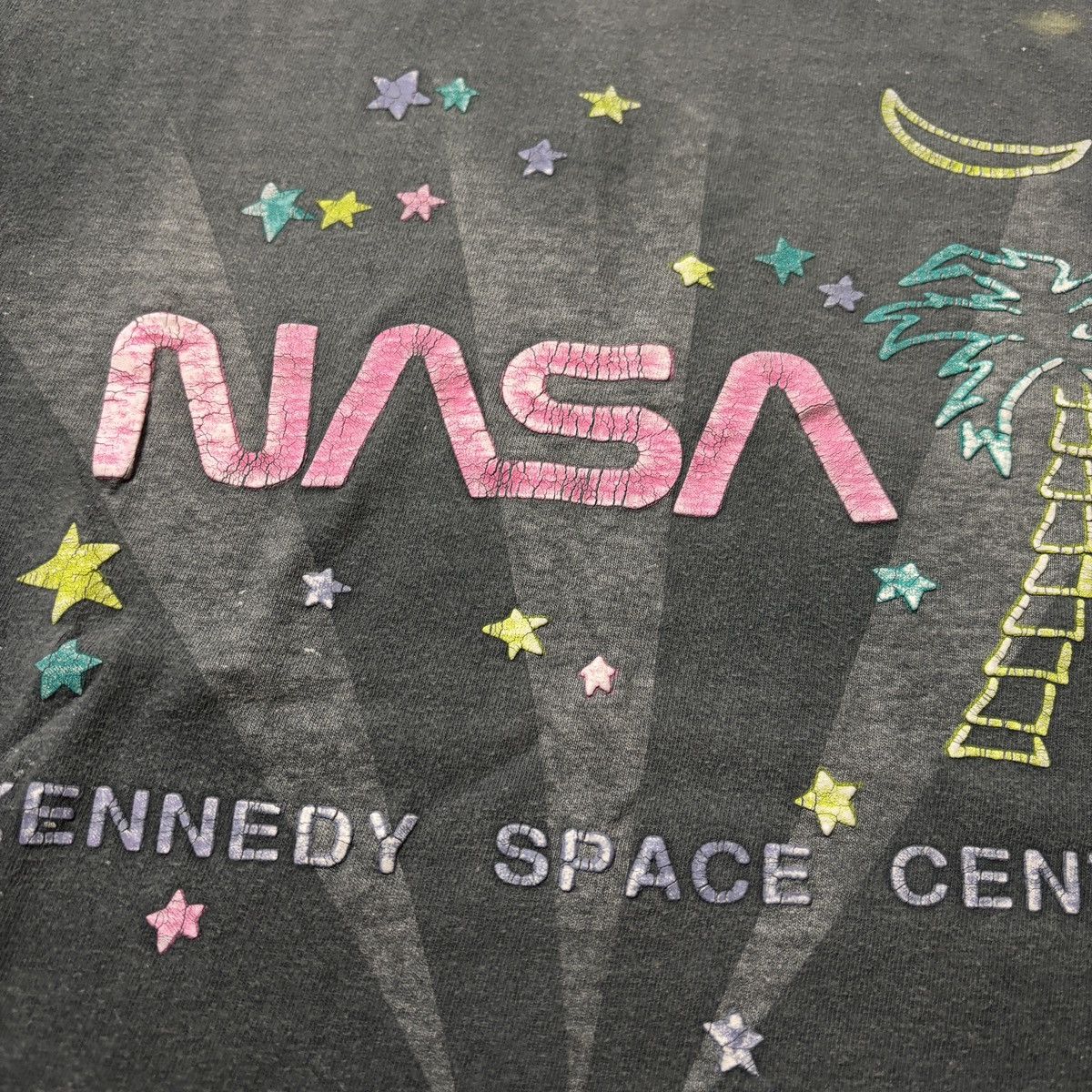 NASA × Vintage NASA 1991s VINTAGE CRAZY VIBE T-SHIRT Y2K 90s STREETWEAR Size US M / EU 48-50 / 2 - 3 Thumbnail