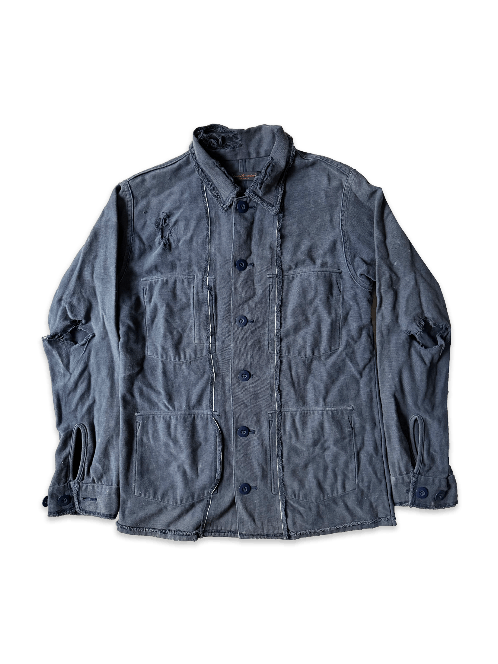 Undercover Undercover AW03 Paper Doll Deck Jacket Navy | Grailed