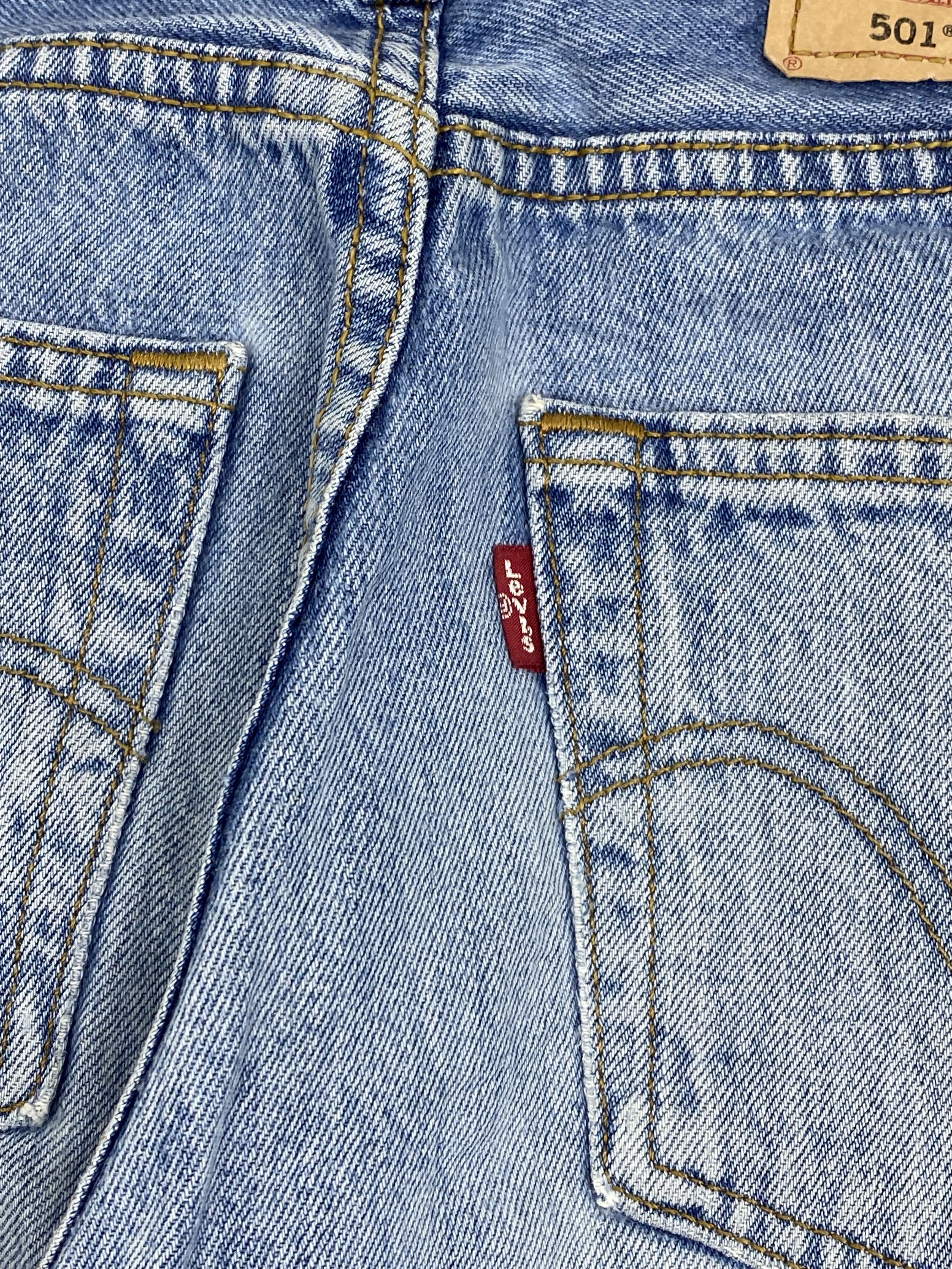 Levi's Faded Blue Vintage Levis 501 Jeans DP2761 Size US 27 - 6 Thumbnail