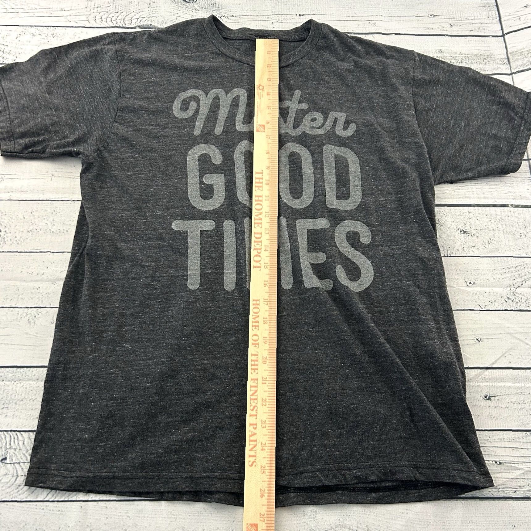 Vintage Buy Me Brunch Mister Good Times Short Sleeve T Shirt Men's Large Gray Size US L / EU 52-54 / 3 - 2 Thumbnail