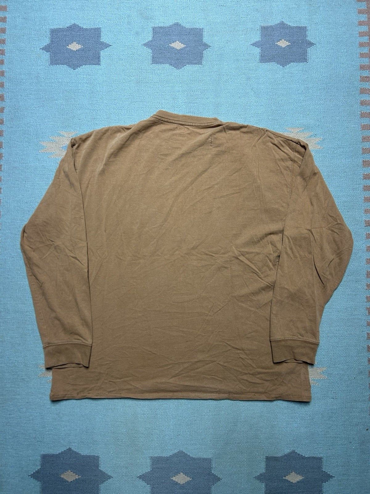 Vintage Carhartt pocket t shirt brown tan distressed repaired XL Size US XL / EU 56 / 4 - 7 Thumbnail