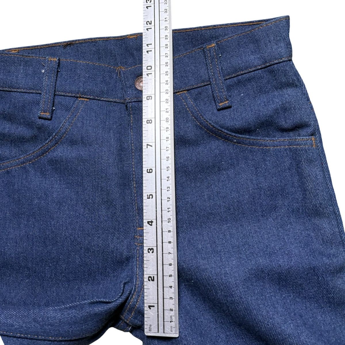 Levi's Vintage 80s Levi's 719-0613 Student Orange Tab Jeans 26X30 Size US 26 / EU 42 - 9 Thumbnail