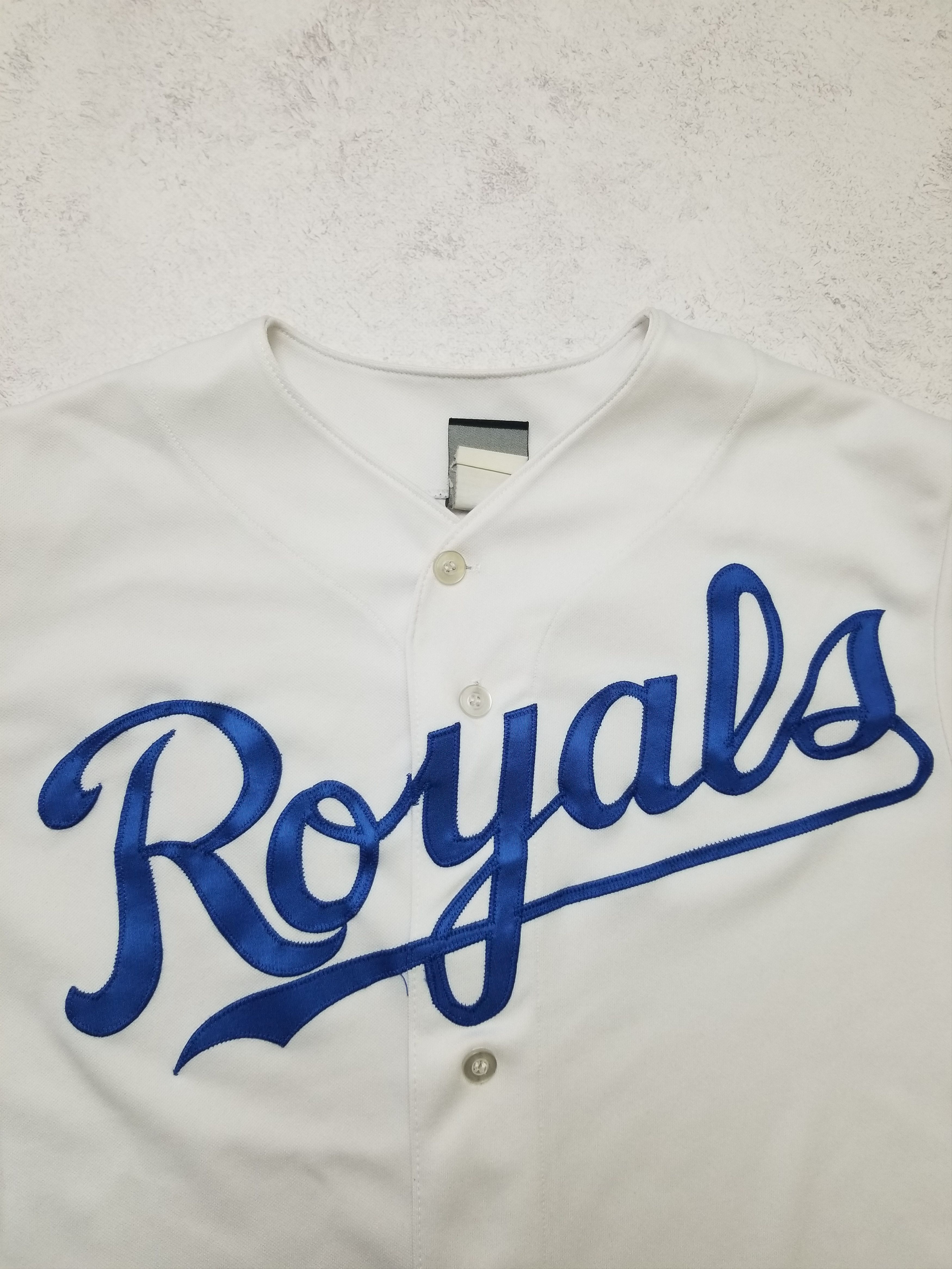 Majestic Vintage Majestic MLB Kansas City Royals White Jersey Size US S / EU 44-46 / 1 - 11 Thumbnail