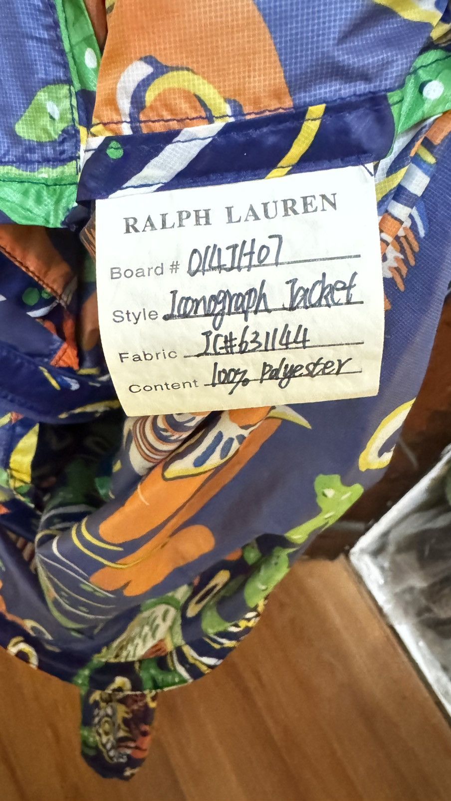 RLX Ralph Lauren Sample RLX Ralph Lauren Windbreaker Size US M / EU 48-50 / 2 - 6 Thumbnail