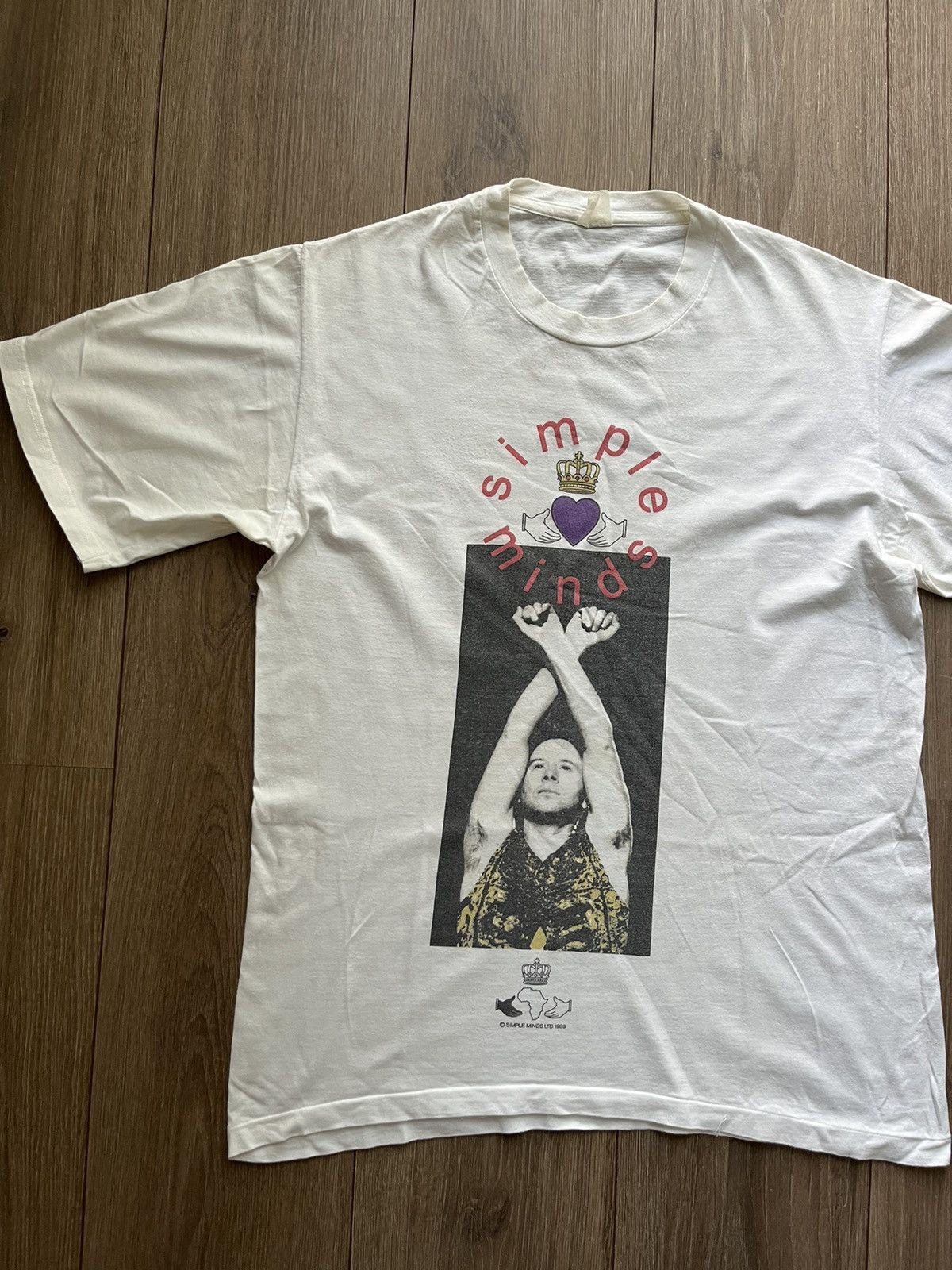 Band Tees × Vintage Simple Minds 1989 street fighting years tour tshirt Size US L / EU 52-54 / 3 - 2 Thumbnail