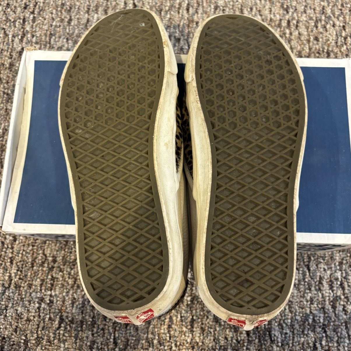 Vans Vans OG LX Leopard Print Cow-Hair Slip Ons Size US 9.5 / EU 42-43 - 4 Thumbnail