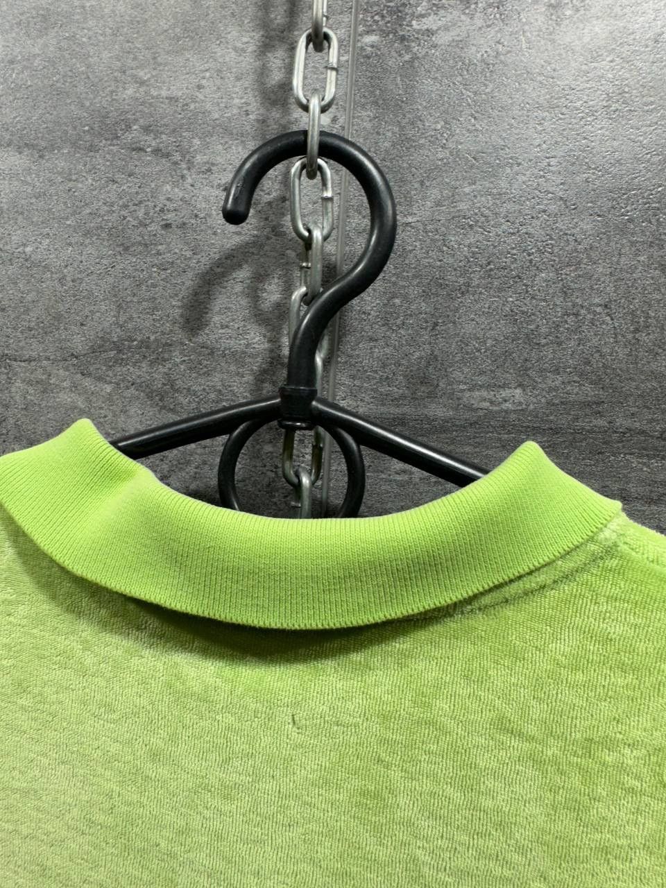 Vintage Polo Ralph Lauren Polo Pile Shirt Fluorescent Green Size US XL / EU 56 / 4 - 13 Thumbnail