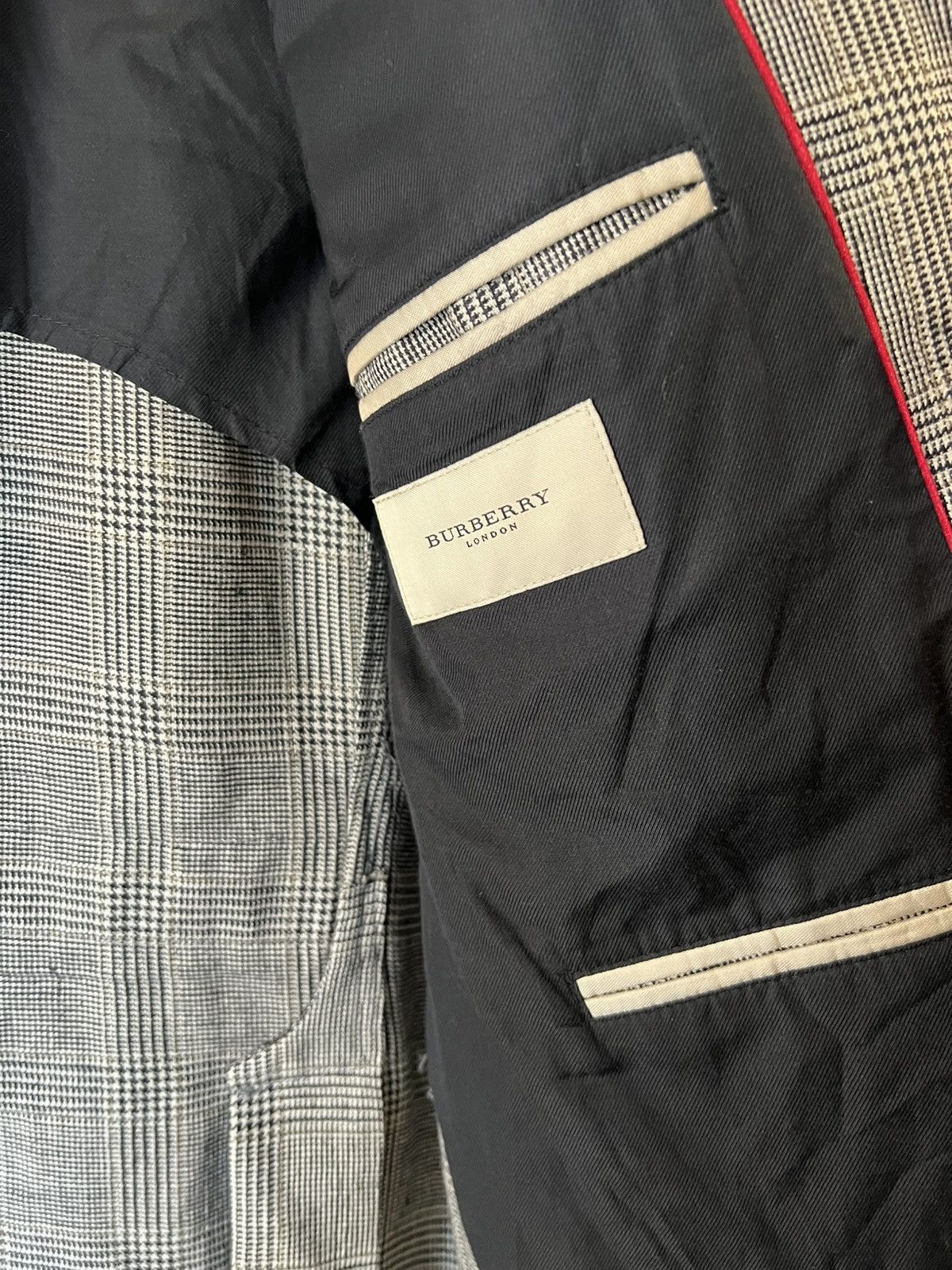Burberry Burberry Linen Blazer Jacket Size 54R - 3 Thumbnail