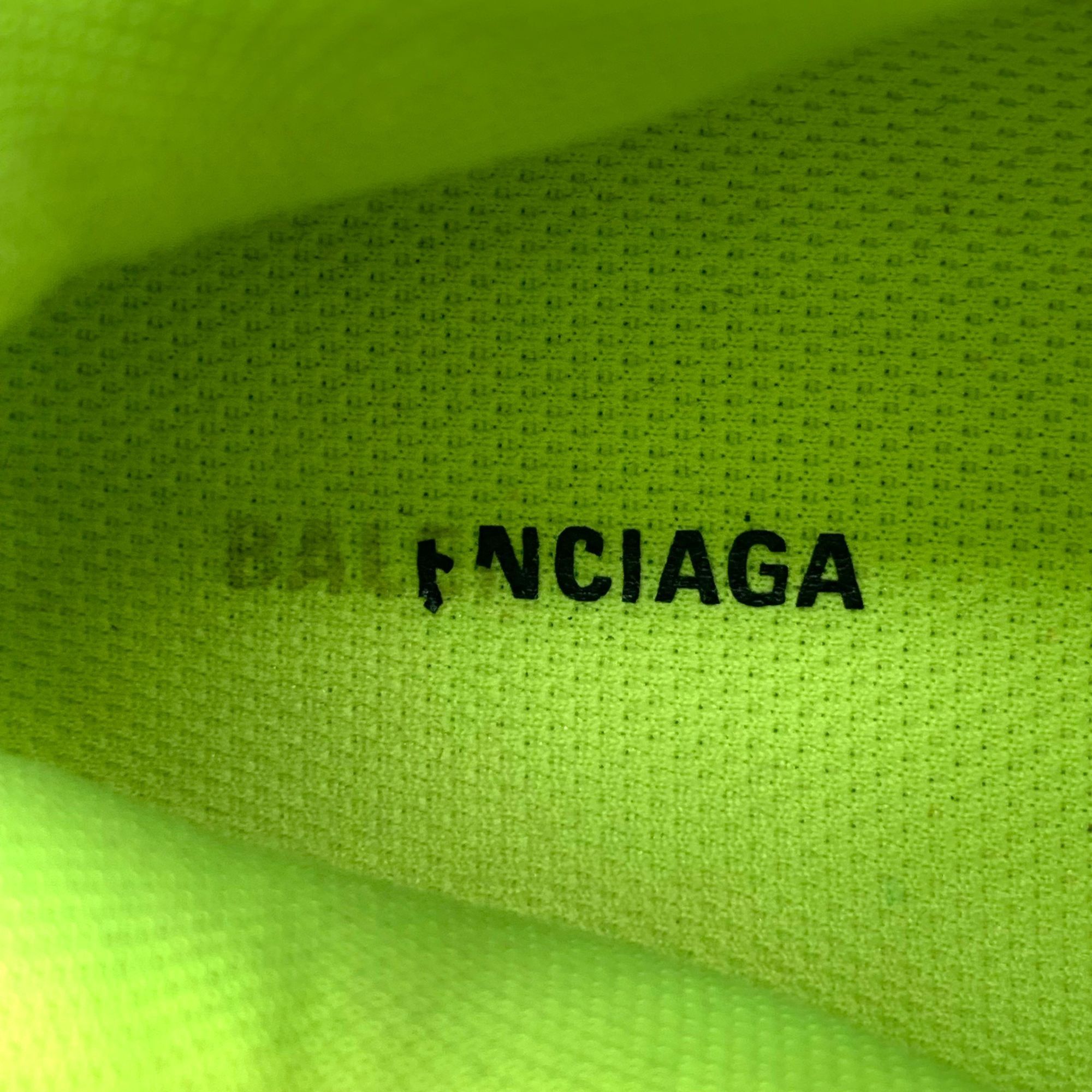 Balenciaga Balenciaga Fluorescent Yellow Triple S Sneakers Size 37 Mesh Size US 7 / IT 37 - 2 Thumbnail