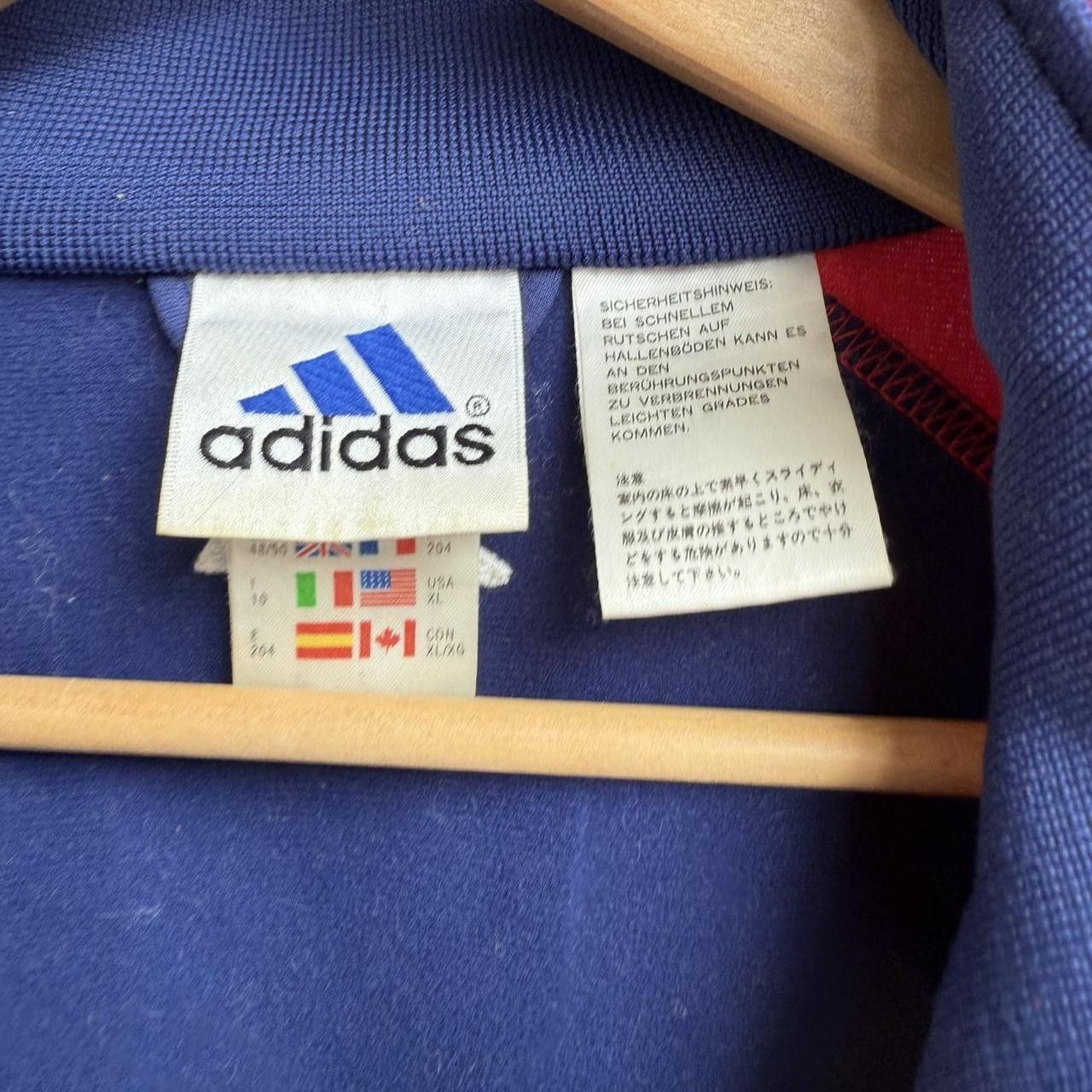 Adidas Adidas Vintage 90s Sweatshirt Zip Up Vintage Retro Size US L / EU 52-54 / 3 - 5 Thumbnail