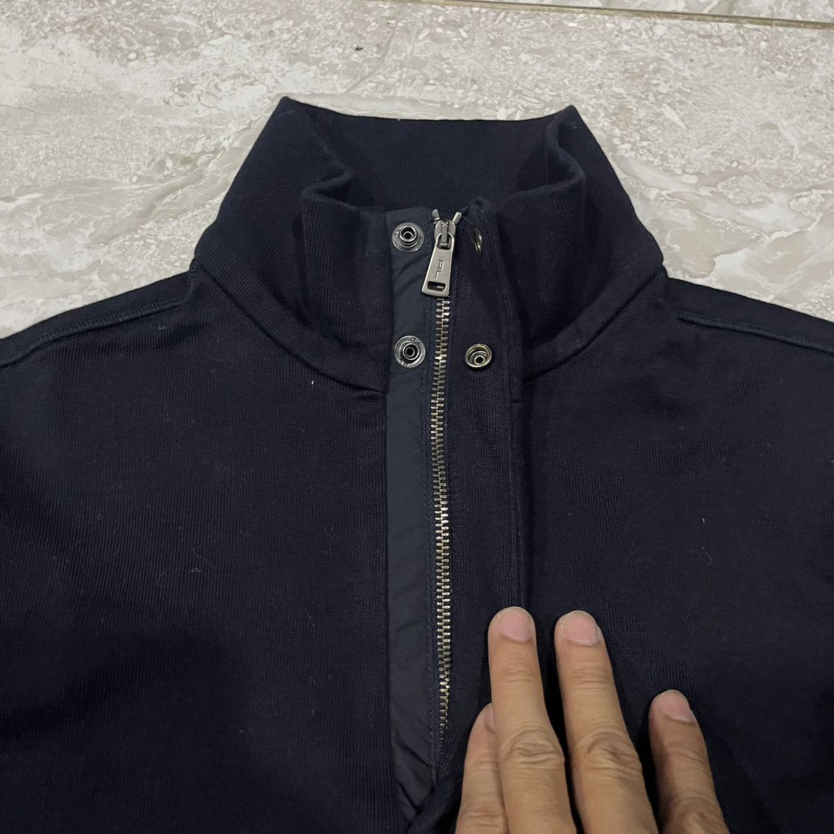 Designer × Ralph Lauren (Made In Italy) Ralph Lauren Black Half Zipper Size US S / EU 44-46 / 1 - 5 Thumbnail