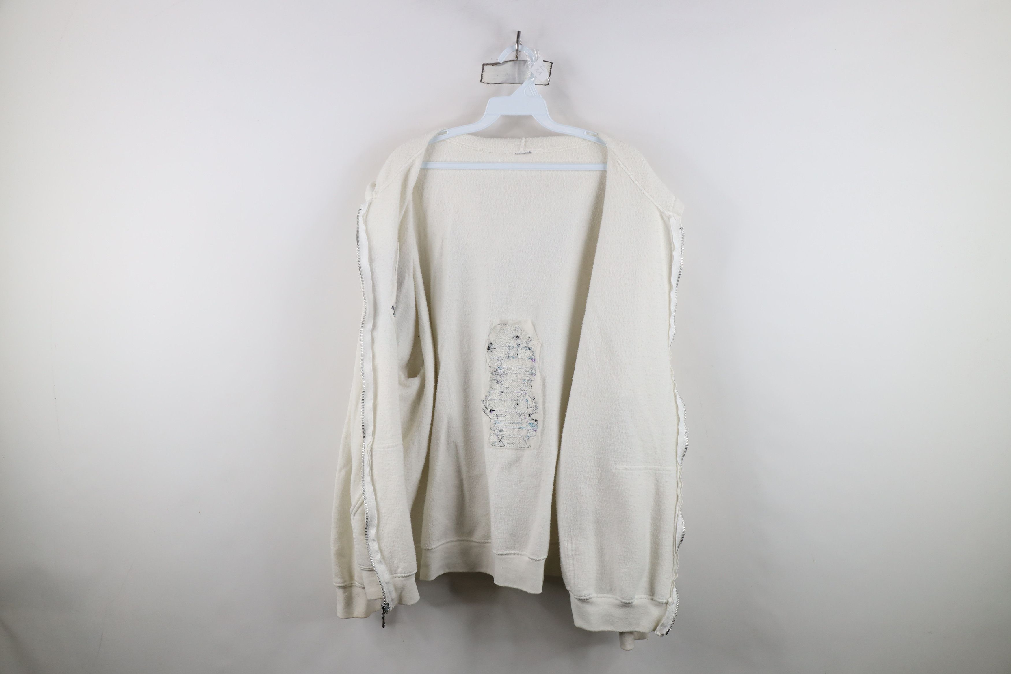 Vintage Vintage 90s Y2K Streetwear Cat Kitten Reading Zip Hoodie Size XXL / US 16-18 / IT 52-54 - 11 Thumbnail